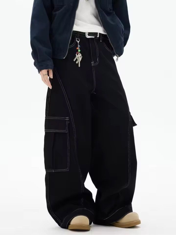 Japanese Brand VIBE Multi-Pocket Cargo Pants Size US 26 / EU 42 - 12 Thumbnail