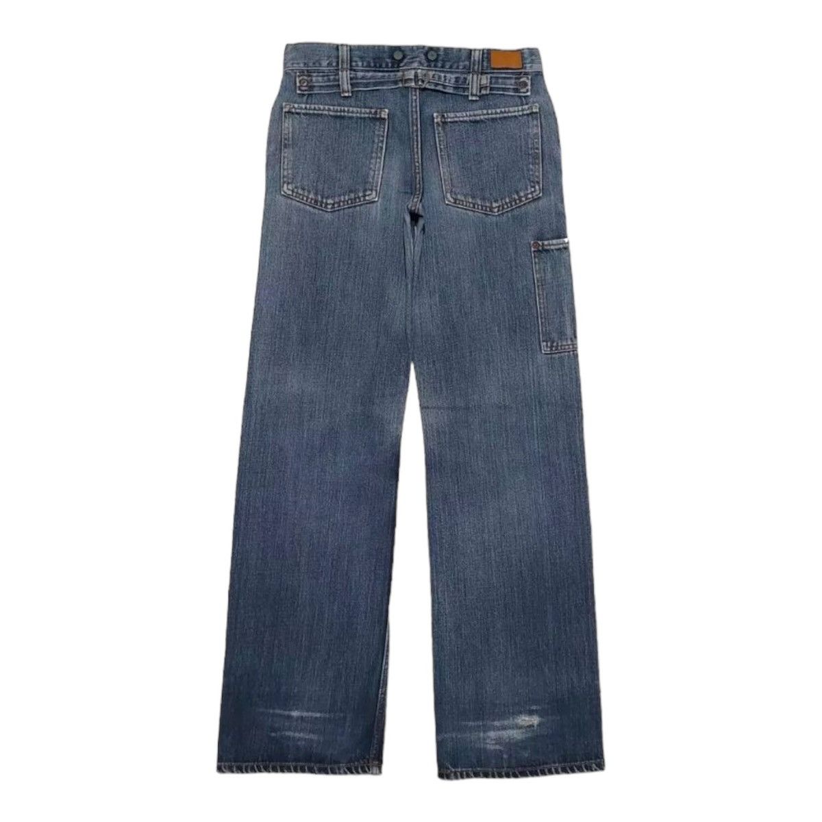 image of Edwin Buckle Back Selvedge Denim Pants in Vintage Washed Denim, Men's (Size 29)