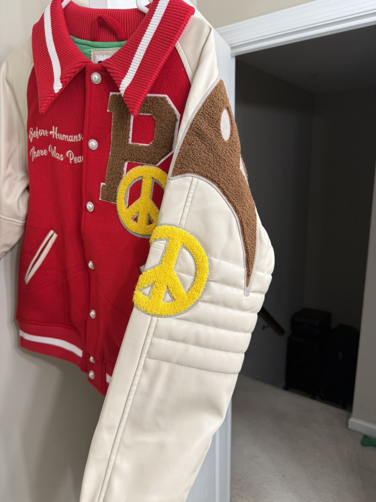 Japanese Brand The Peaceful People Varsity Jacket Size US M / EU 48-50 / 2 - 9 Thumbnail