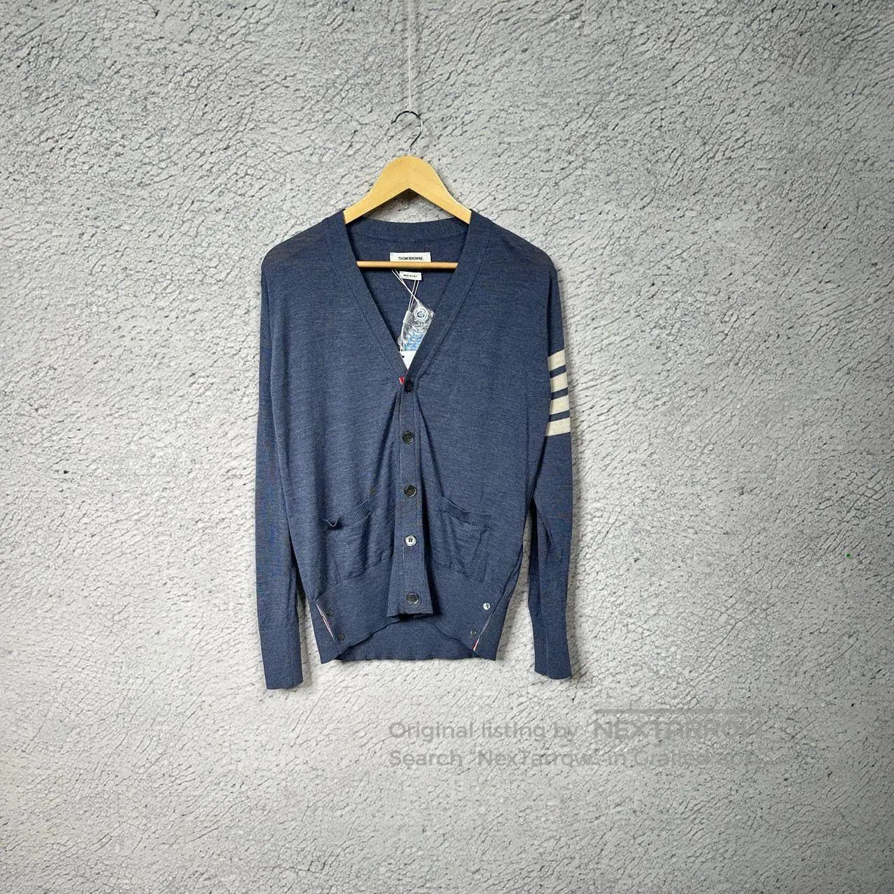 Thom Browne thom browne spring autumn v-neck cardigan. Size US S / EU 44-46 / 1 - 1 Thumbnail