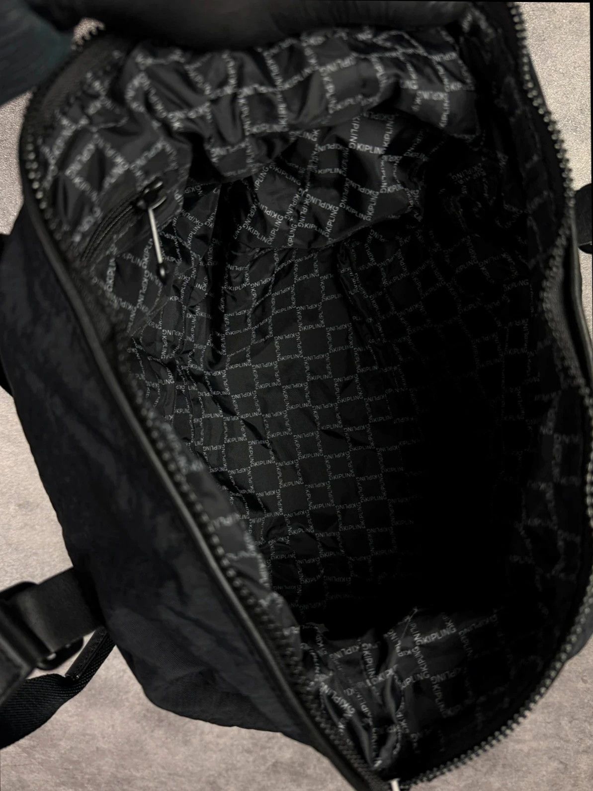 Other Kipling Handbag Black Zip Mini Logo Size ONE SIZE - 9 Thumbnail