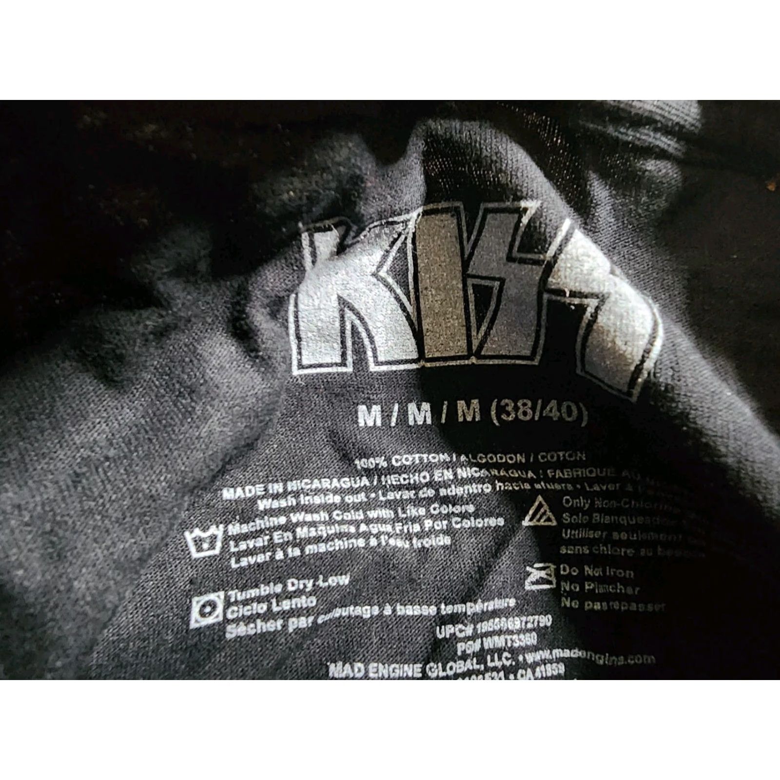 Etro Mens M Kiss American Flag Band Tee T Shirt USA Music Rock Retro Size US M / EU 48-50 / 2 - 5 Thumbnail