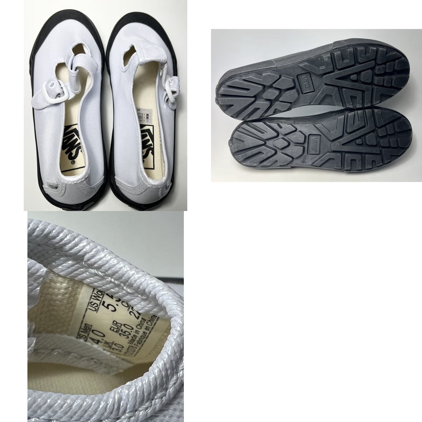 Vans VANS Style 93 Shoes Metallic Canvas White Women 5.5 4" Size M / US 6-8 / IT 42-44 - 8 Thumbnail