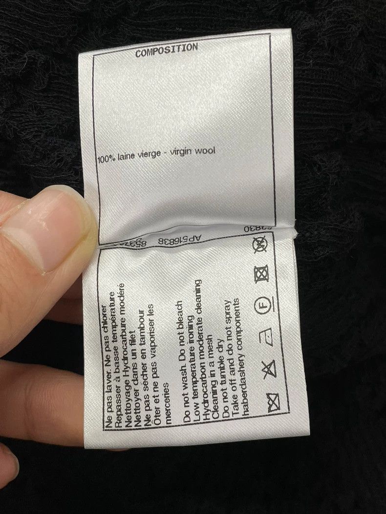 Chanel chanel Black pearl V-neck hollow knitwear undershirt long Size XS / US 0-2 / IT 36-38 - 6 Thumbnail
