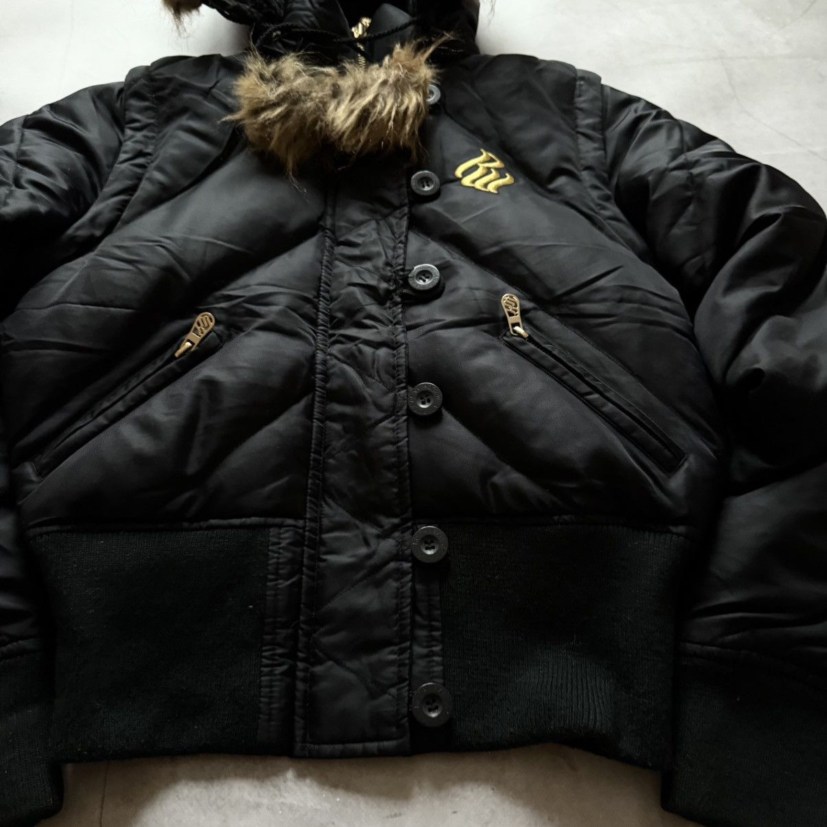 Hysteric Glamour × Undercover Rocawear Bomber Jacket Vest Fur LGB If Six Was Nine Vibe Size S / US 4 / IT 40 - 7 Thumbnail