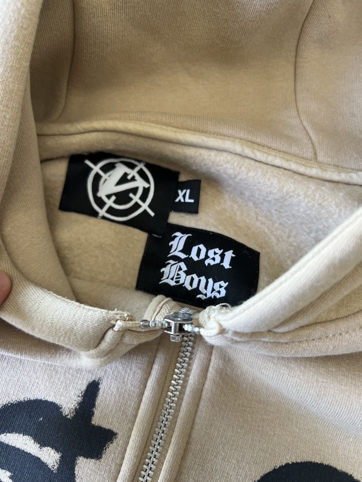 Other Y2K Beige Lost Boys X Vicinity Zip Up Hoodie Size US XL / EU 56 / 4 - 3 Thumbnail