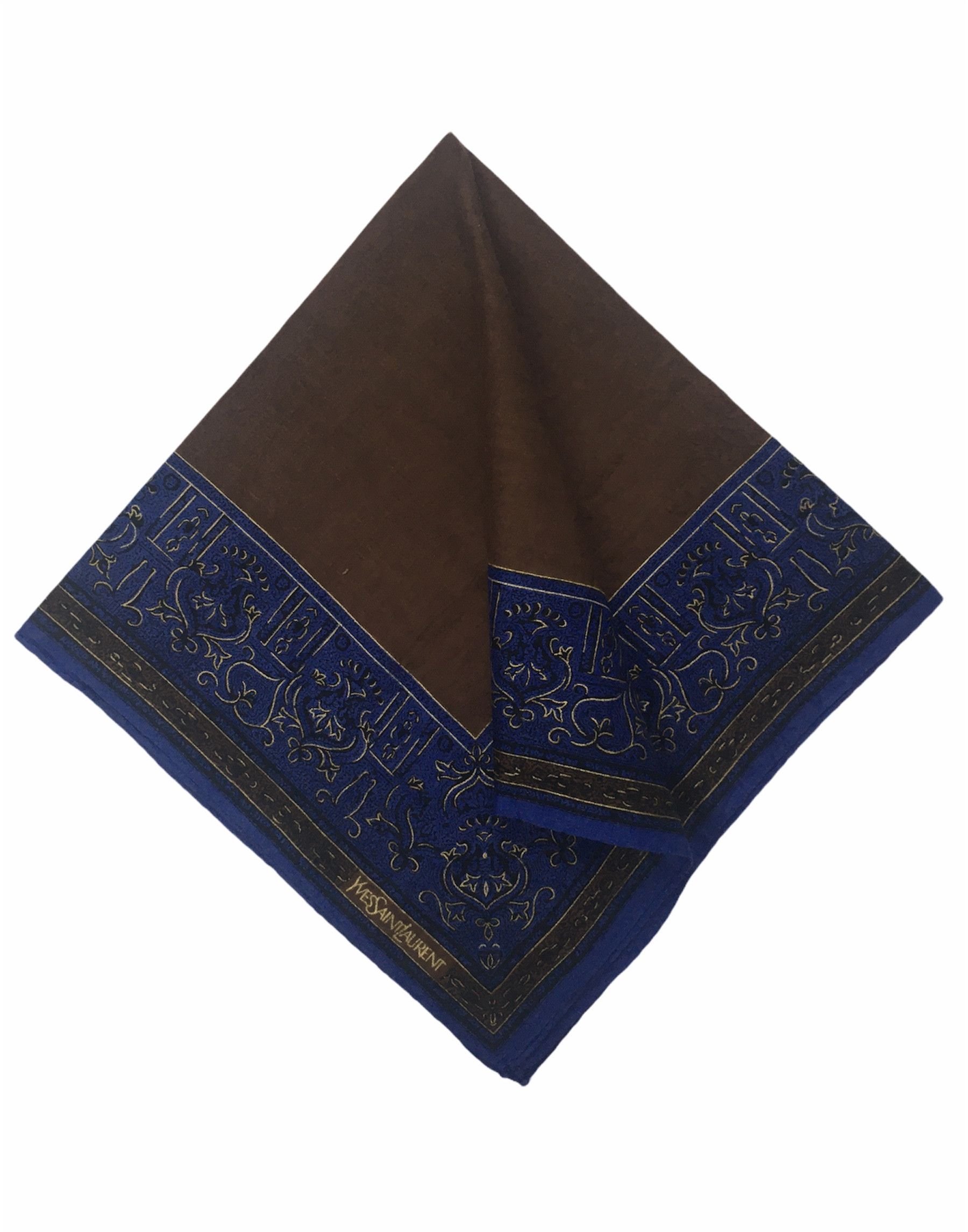 Vintage Yves Saint Laurent Handkerchief Bandana Neckerchief HKC70 Size ONE SIZE - 1 Thumbnail