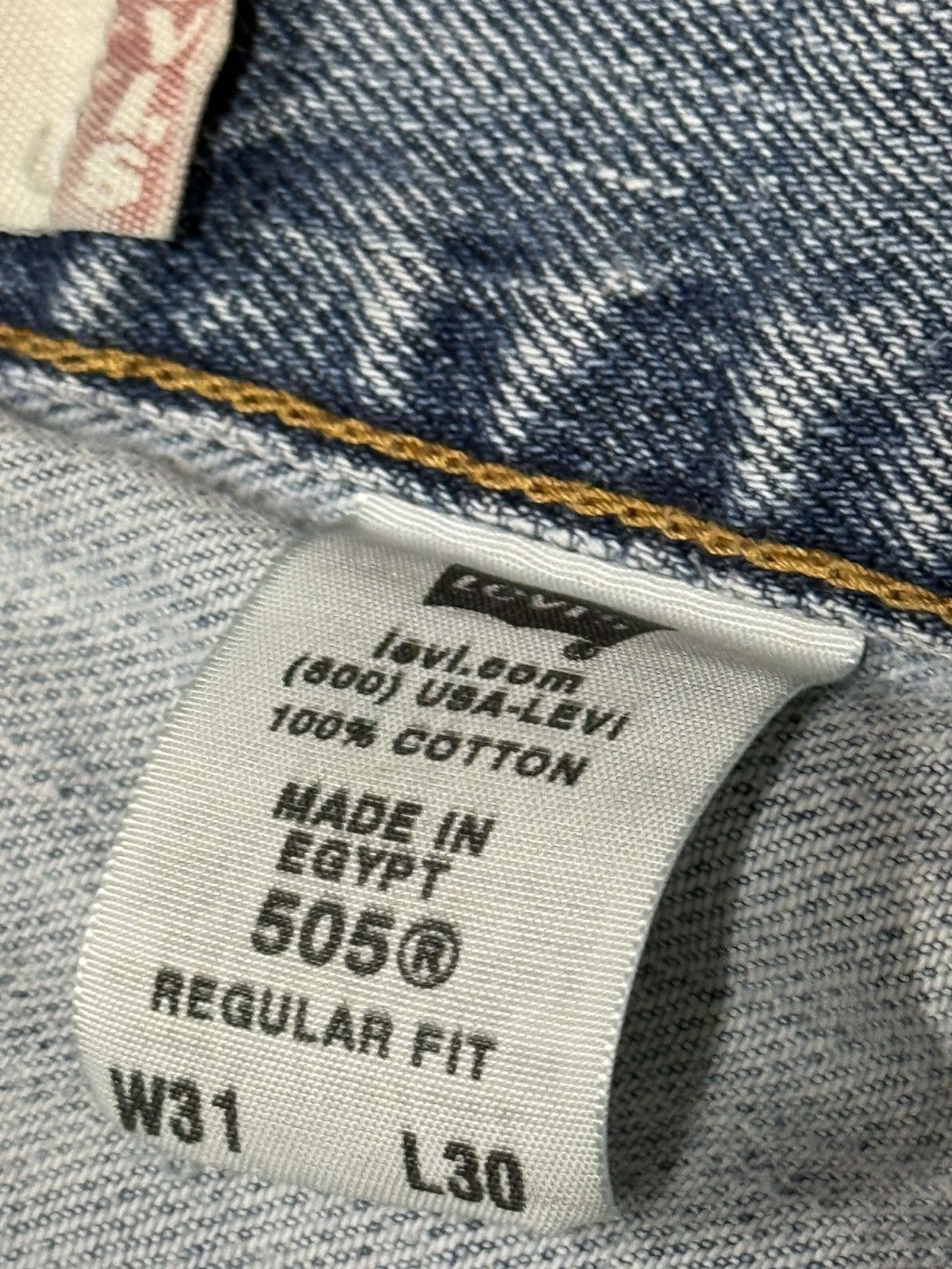 Levi's AMAZING Destroyed Vintage Levi Lot 31 30 Thrashed Distressed Size US 31 - 11 Thumbnail
