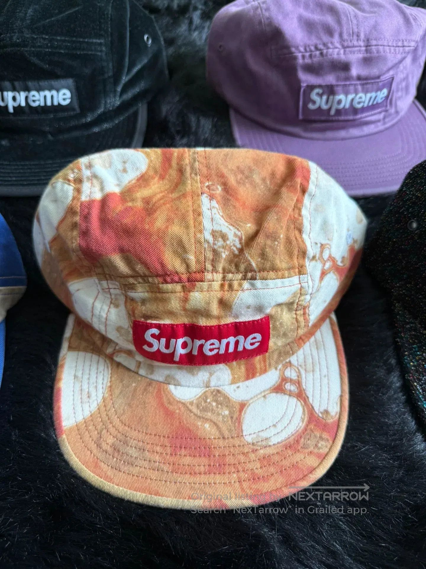 Supreme Supreme Camp Cap with Glitter Design. Size ONE SIZE - 3 Thumbnail