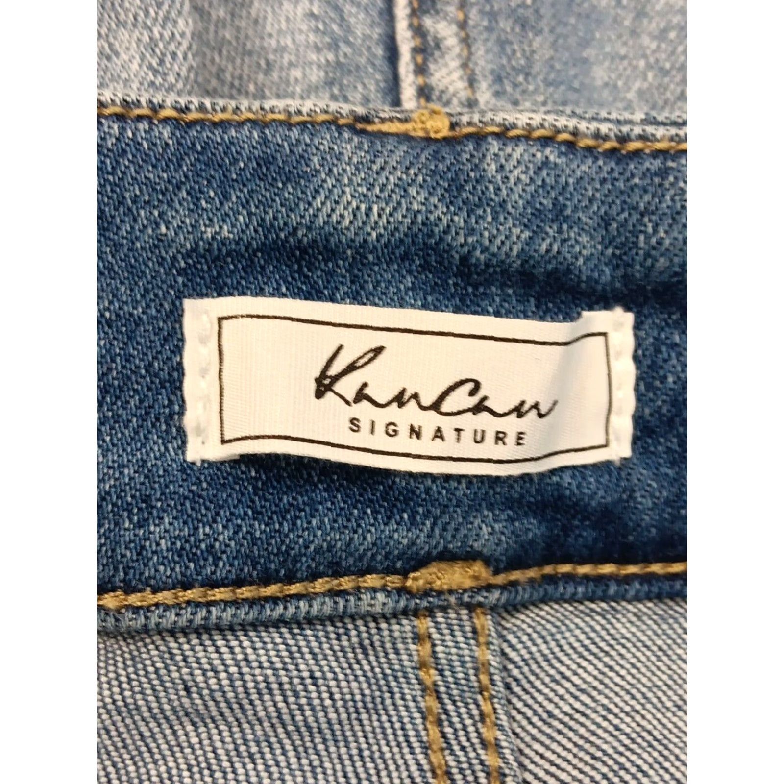Vintage KanCan™ Jeans Curvy Mid Rise Ankle Skinny Distressed Women’s Size 34X27 Size 24" / US 00 / IT 34 - 4 Thumbnail