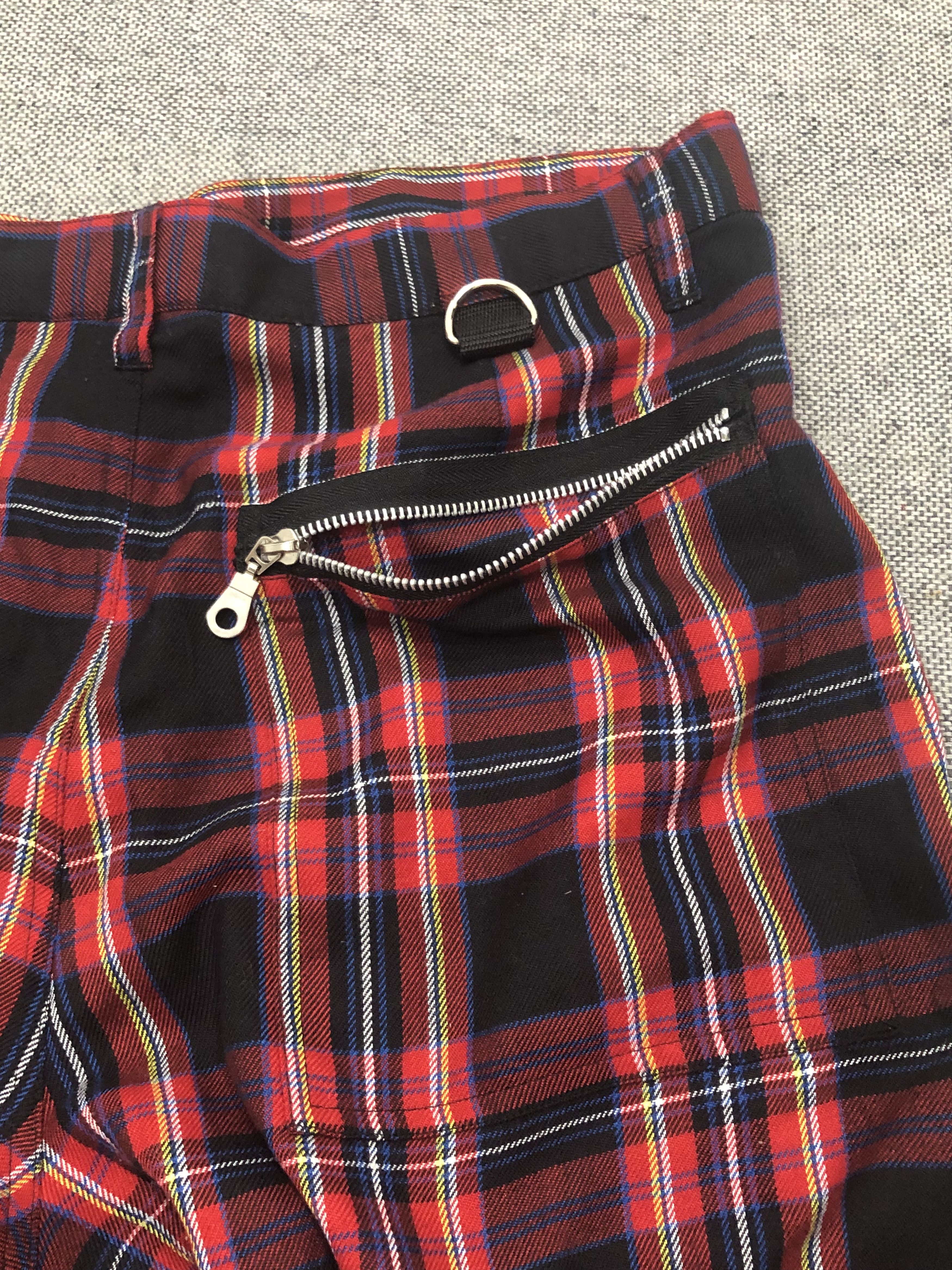 Japanese Brand Rare Mordid Threads Plaid Punk Bondage Pants Size 34 Size US 34 / EU 50 - 4 Thumbnail