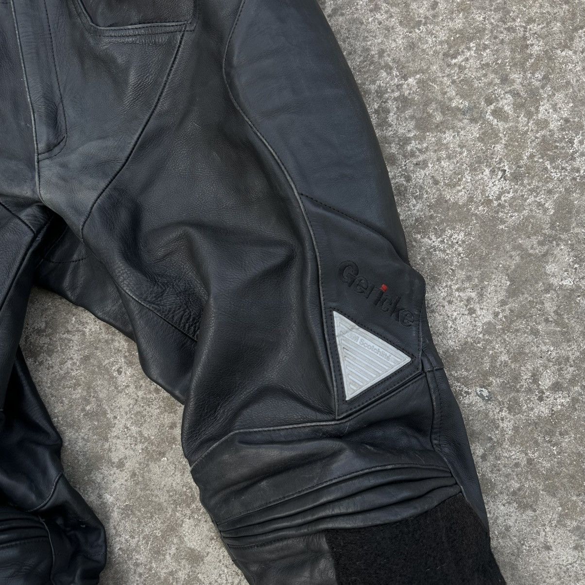 20471120 × Genuine Leather × Japanese Brand Vintage Japanese Style Moto Leather Pants Size 54 Y2K 00s Size US 35 - 4 Thumbnail
