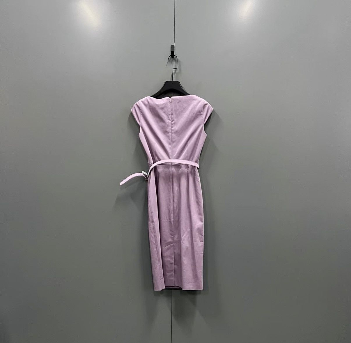 Max Mara MaxMara Taro Purple Belted Sleeveless Dress J41 Size XS / US 0-2 / IT 36-38 - 2 Thumbnail