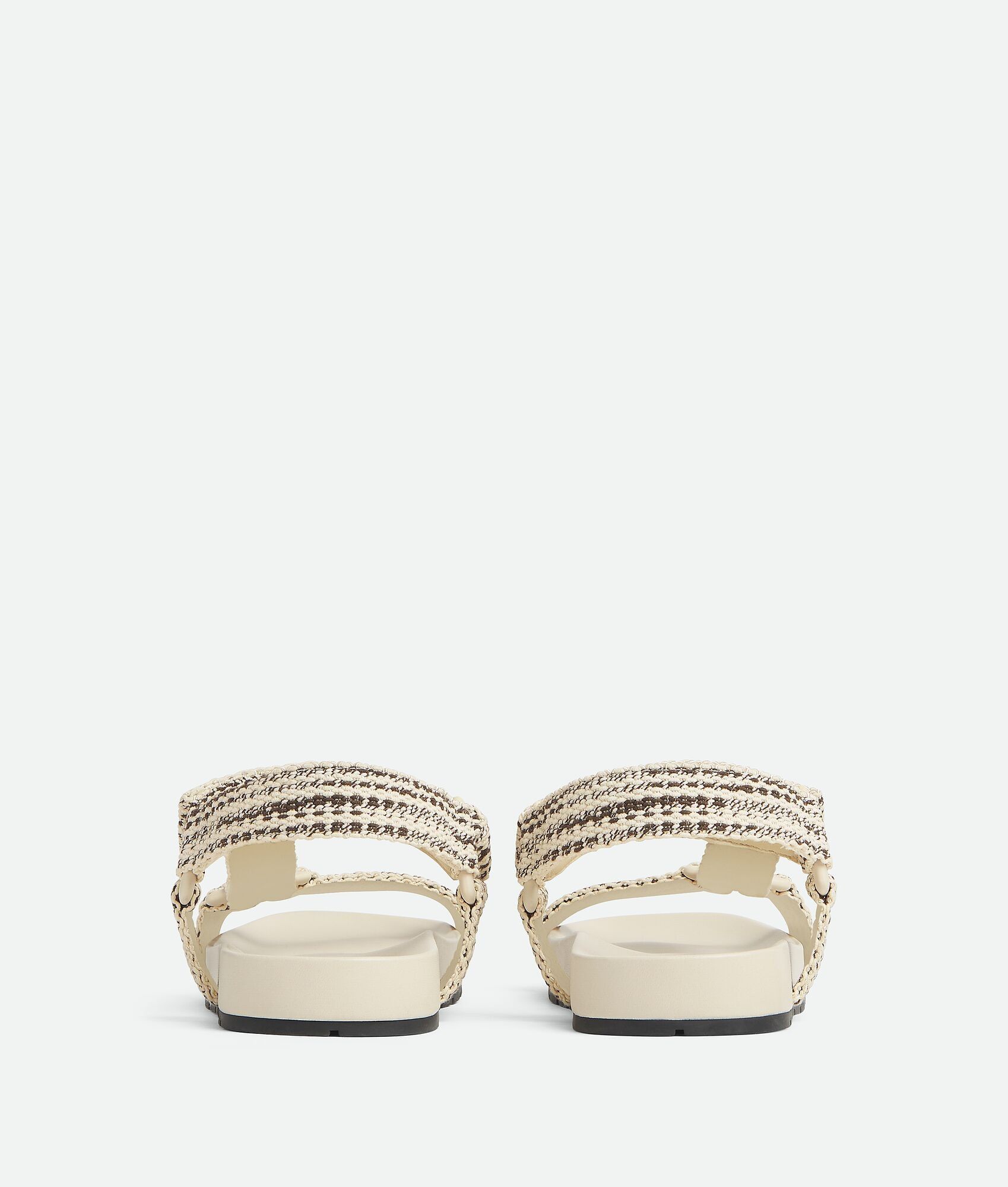 Bottega Veneta o1w1db10825 Trip Sandals in Sea Salt/Mole Size US 11 / EU 44 - 4 Thumbnail