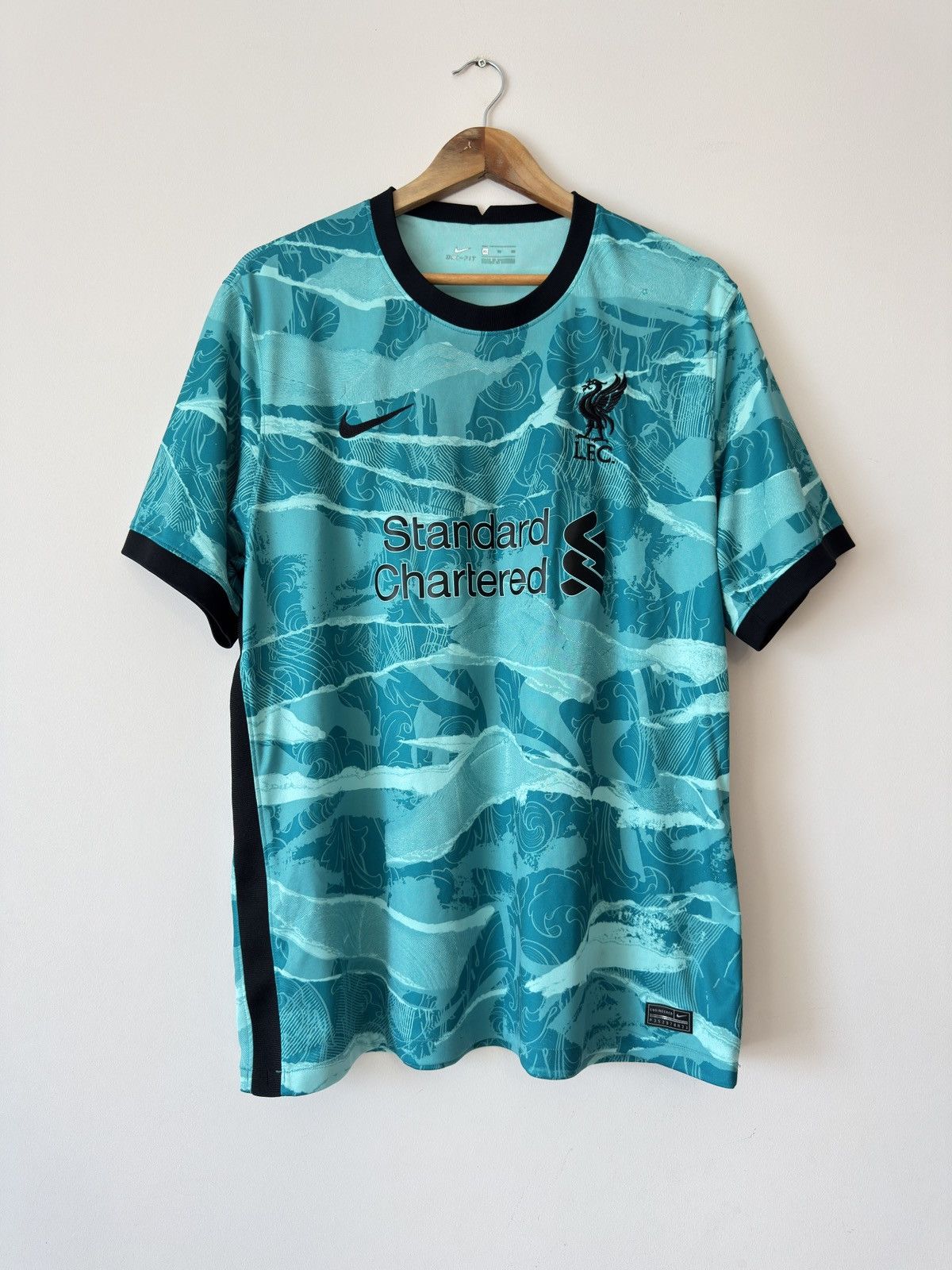 Nike Liverpool 2020-2021 Away Soccer Jersey Football Shirt Kit Size US XL / EU 56 / 4 - 1 Thumbnail