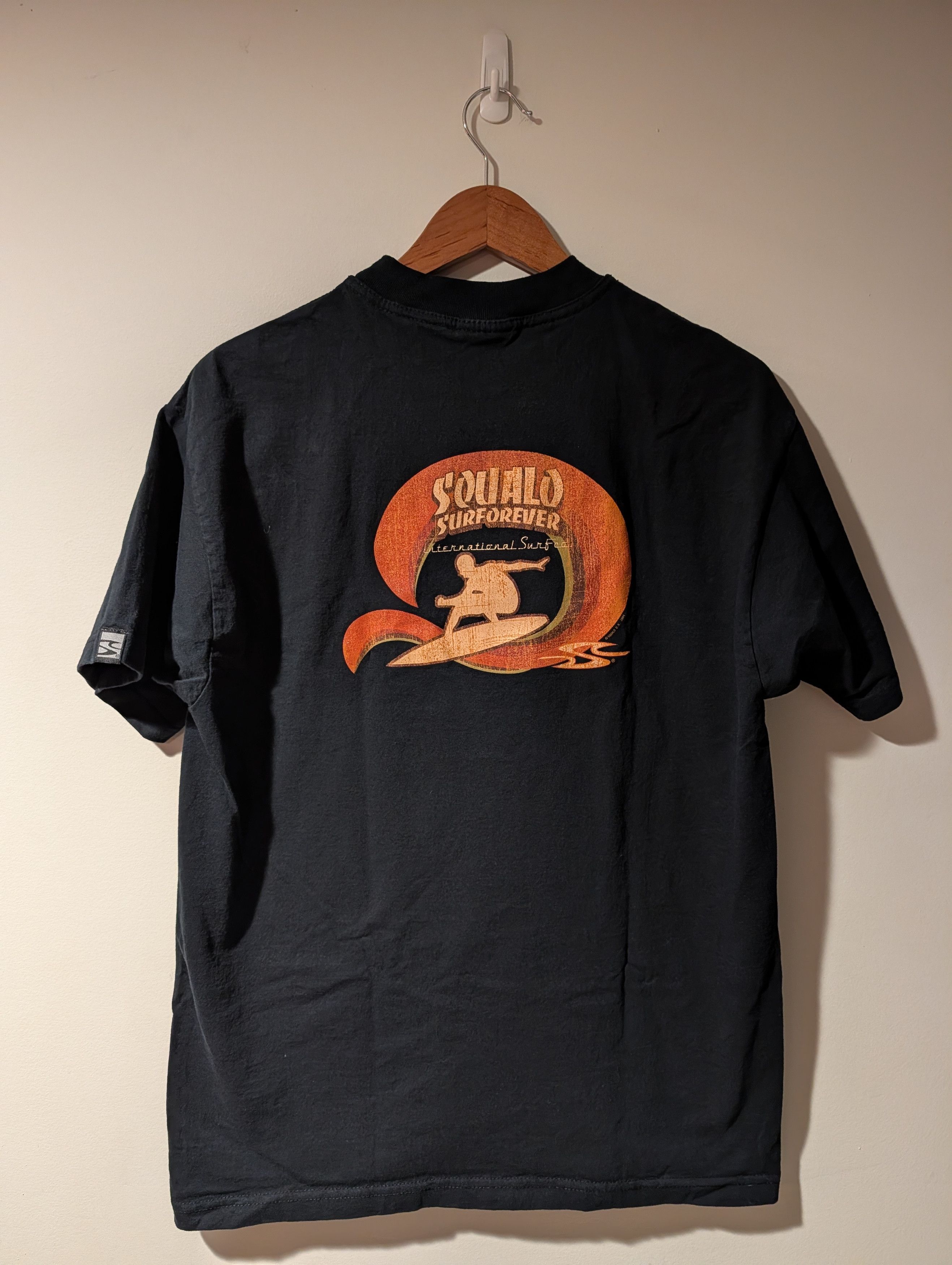 Quiksilver Vintage Squalo Surfforever International Surfing T Shirt Size US L / EU 52-54 / 3 - 4 Thumbnail