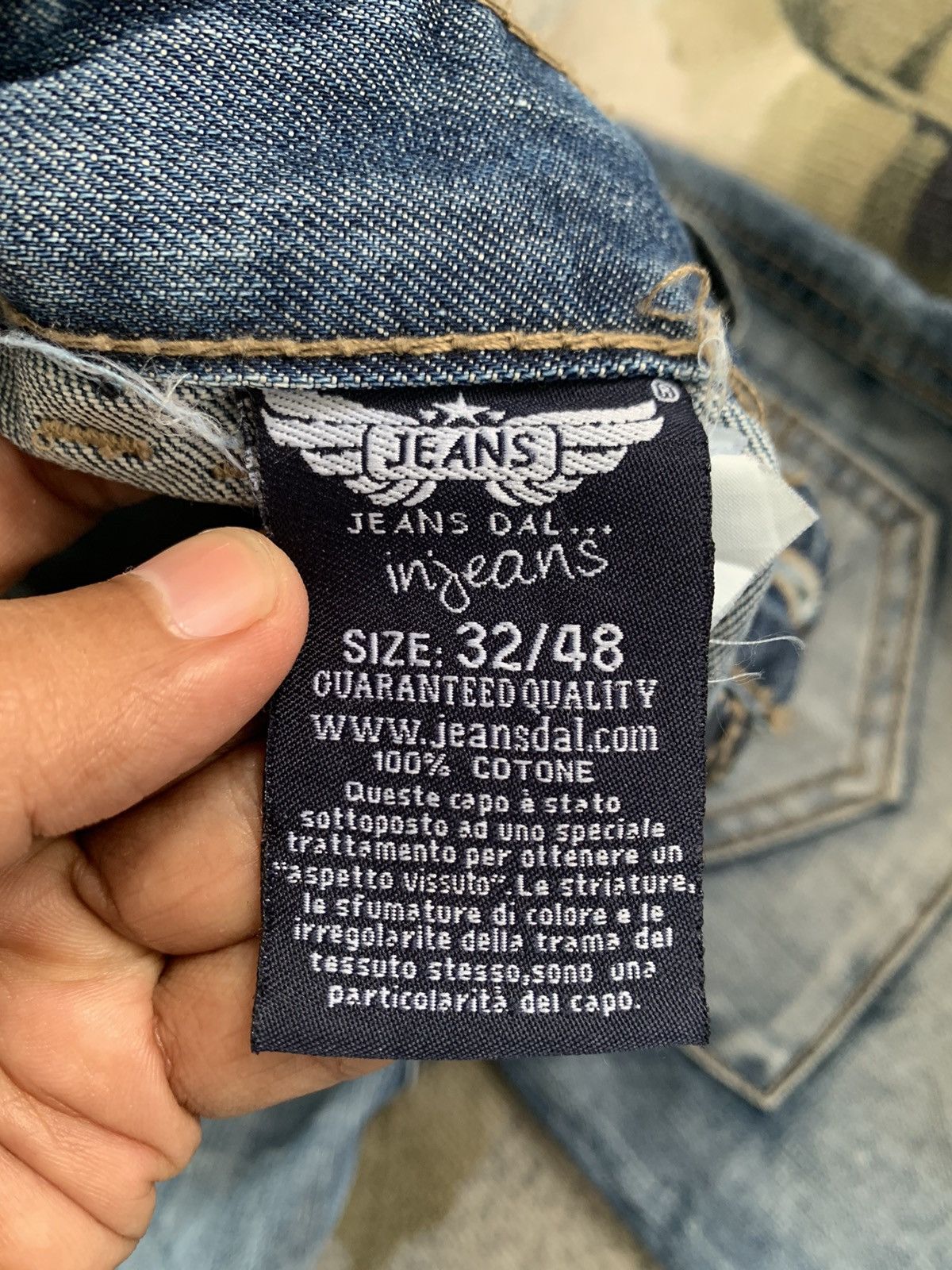 Japanese Brand Multipockets Functional Jeans Dal Denim Pant Nice Design Size US 33 - 17 Thumbnail