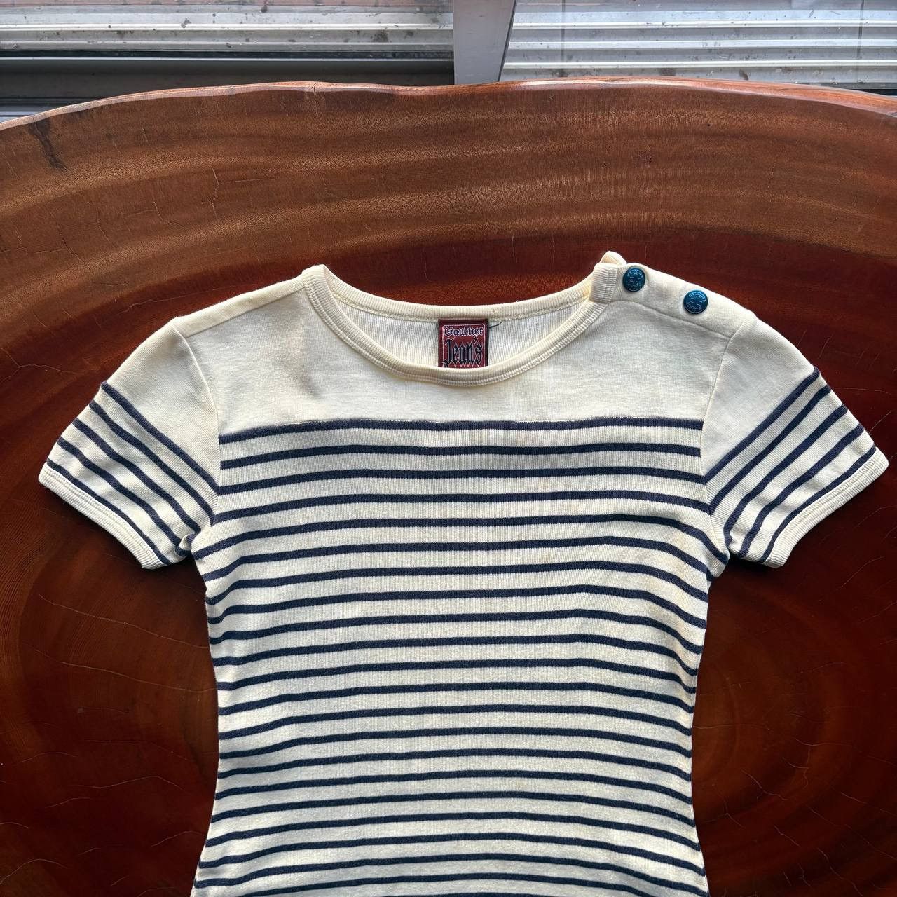 Jean Paul Gaultier Jean Paul Gaultier Jeans JPG Striped Button Tshirt Size US XS / EU 42 / 0 - 3 Thumbnail