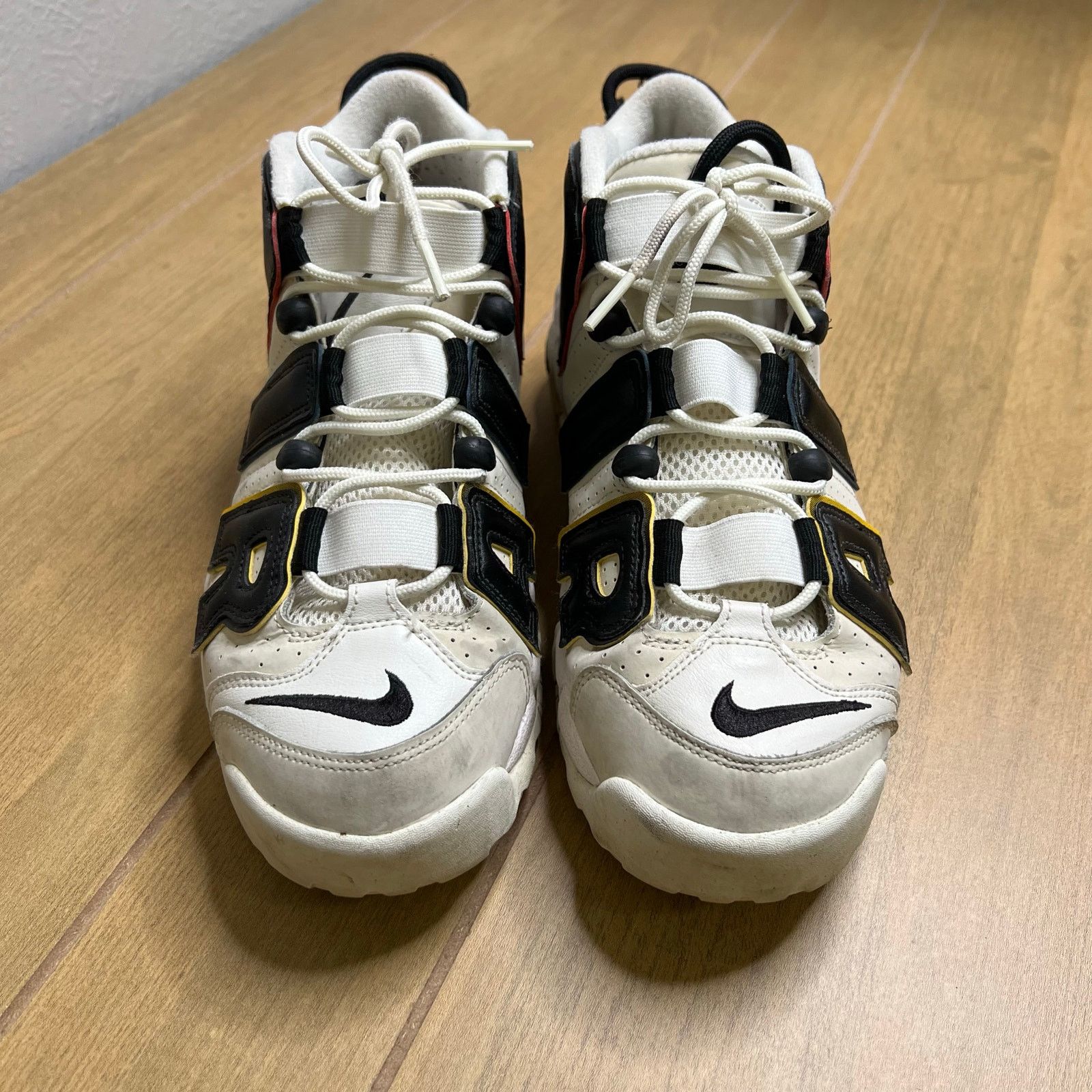Nike Nike Air More Uptempo 96 White Black Multi Men’s Size 9.5 Size US 9.5 / EU 42-43 - 2 Thumbnail