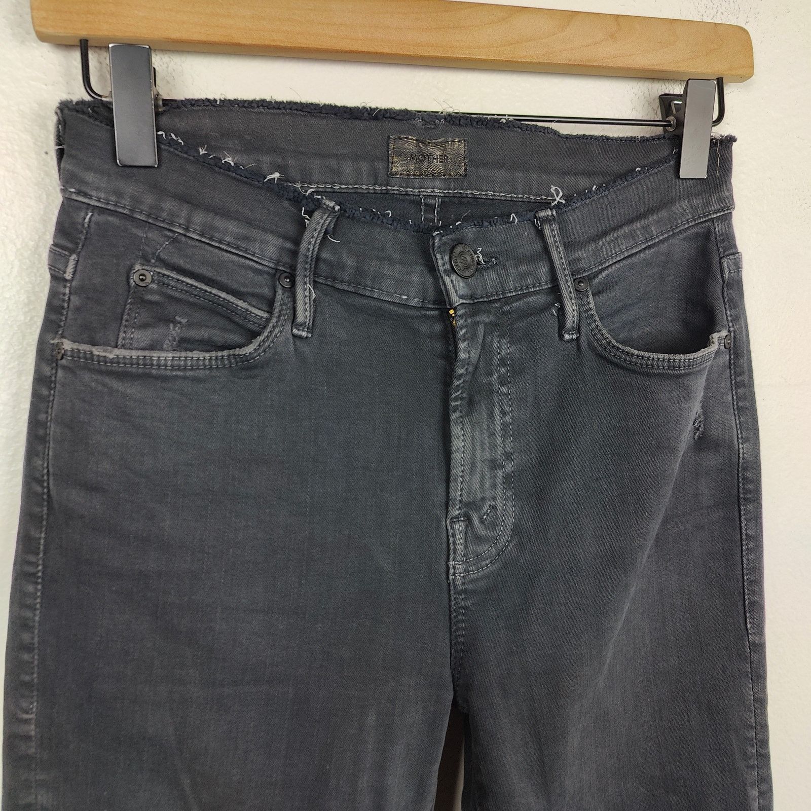 MOTHER Mother The Double Fray Jeans Womens 24 Sexy Just Walked Size 24" / US 00 / IT 34 - 2 Thumbnail