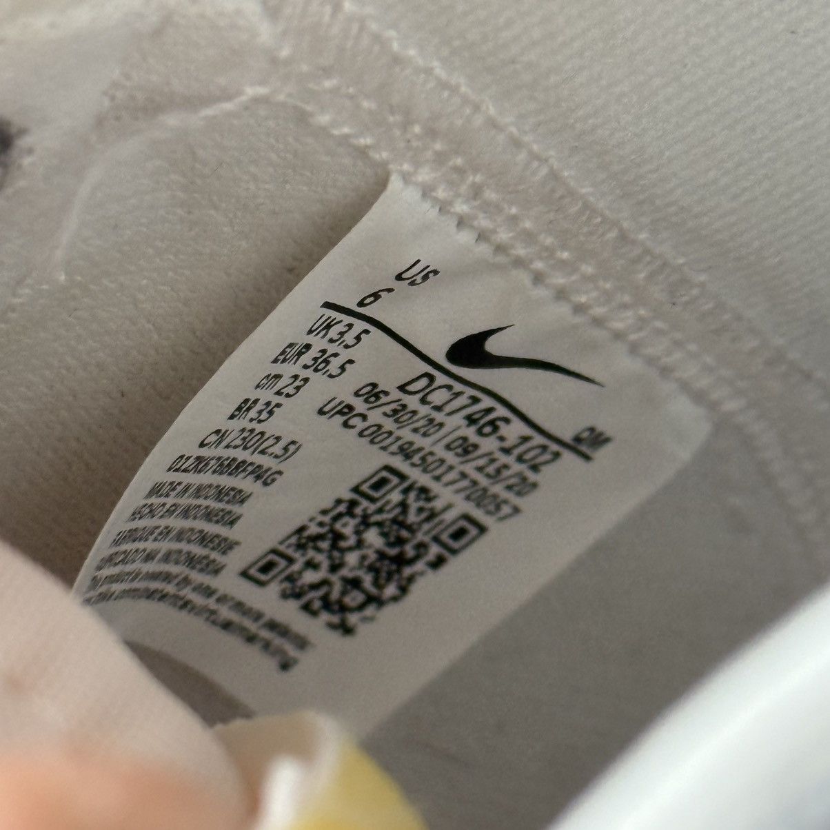 Nike Nike Blazer Mid ’77 / DIMSIX Edition White Pink DC1746-107 Size US 6 / IT 36 - 11 Thumbnail