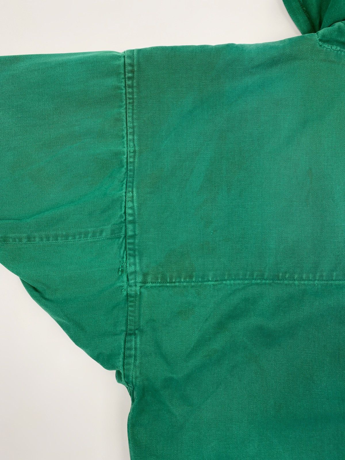 Vintage 60s 70s Vintage Distressed European Hooded Boxy Smock Anorak Size US XS / EU 42 / 0 - 14 Thumbnail