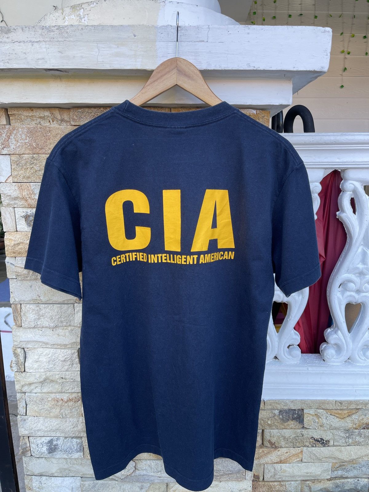 Vintage Last Drop🔥Rare🔥Vintage Y2K CIA T Shirt Size US M / EU 48-50 / 2 - 1 Thumbnail