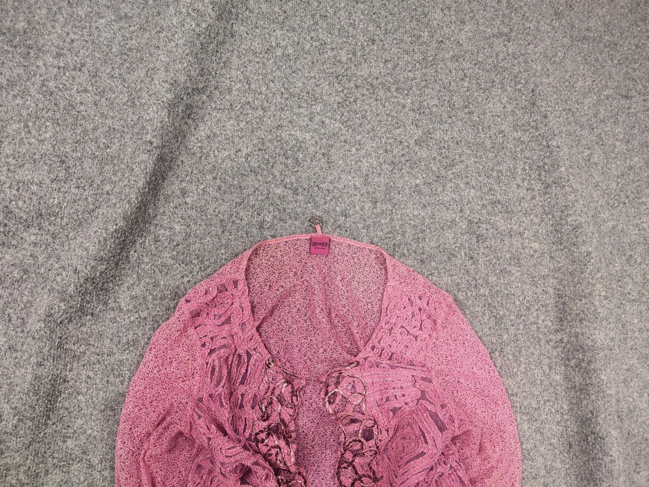 Vintage Save the Queen Pink Blazer jacket decorative lace elements Size S / US 4 / IT 40 - 1 Thumbnail