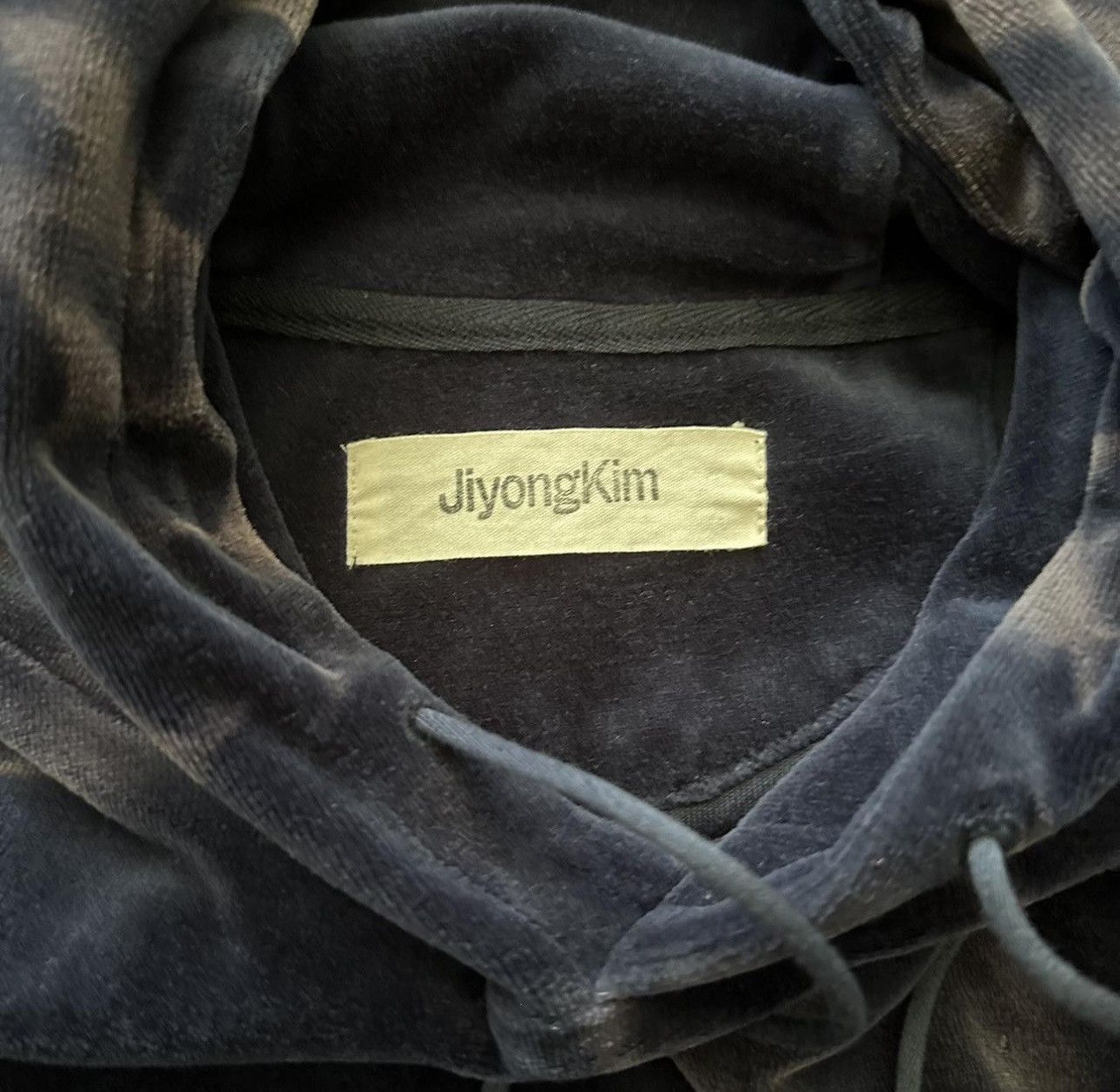 JiyongKim Jiyong Kim AW22 Sunburst Hoodie Purple Velvet Sweatshirt Size US L / EU 52-54 / 3 - 4 Thumbnail
