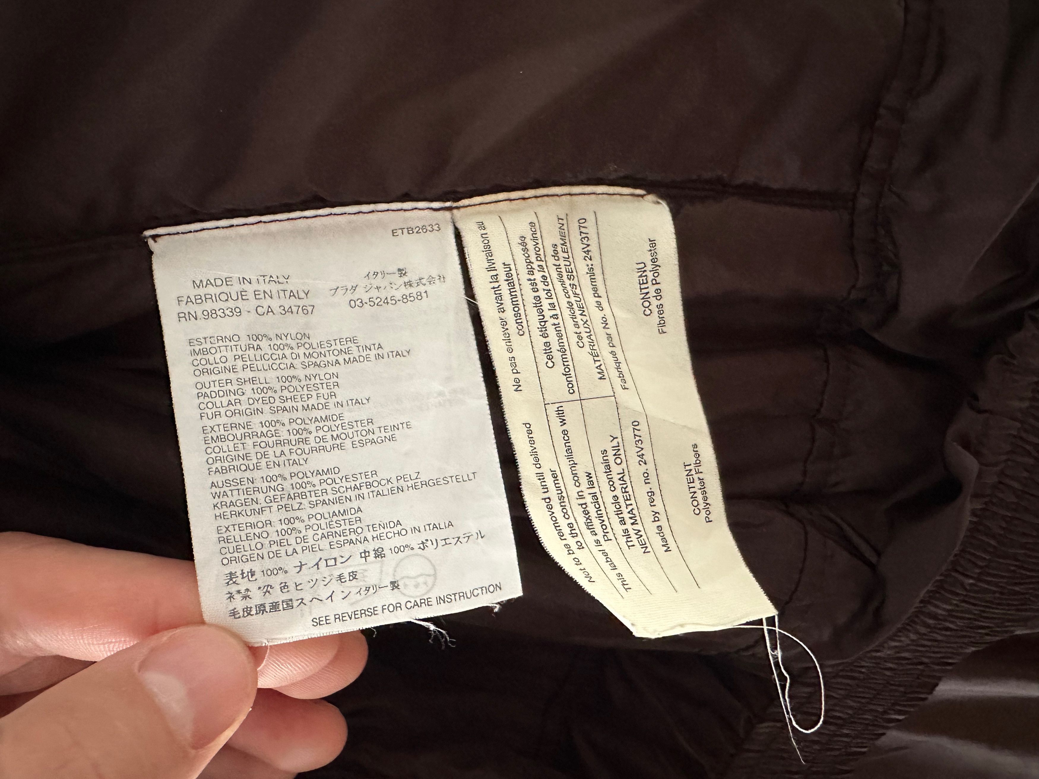 Prada PRADA padded beige coat warm jacket SGV496 coat Size US M / EU 48-50 / 2 - 16 Thumbnail