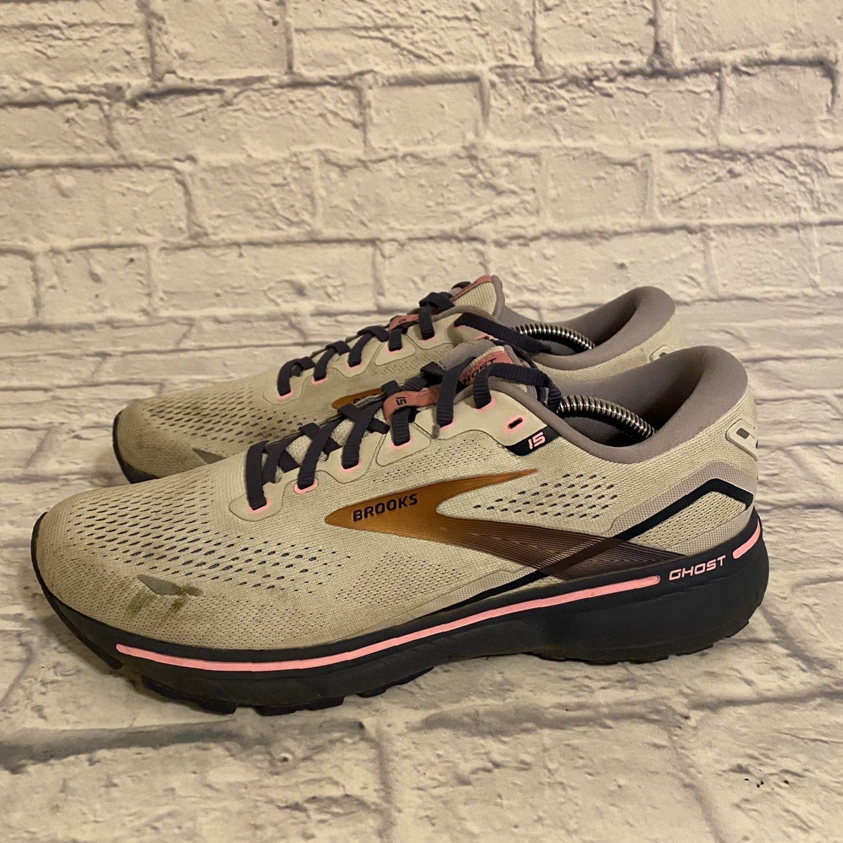 Brooks Brooks Running Ghost 15 Pink Copper Athletic Sneakers Women’s Sz 11 1203801B492 Size US 11 / IT 41 - 6 Thumbnail
