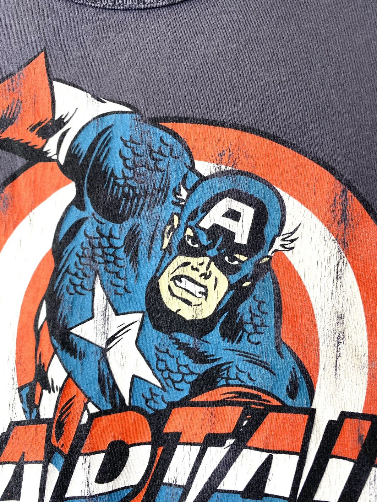 Marvel Comics 00s Vintage Captain America T Shirt by Marvel Movie Promo Size US L / EU 52-54 / 3 - 5 Thumbnail