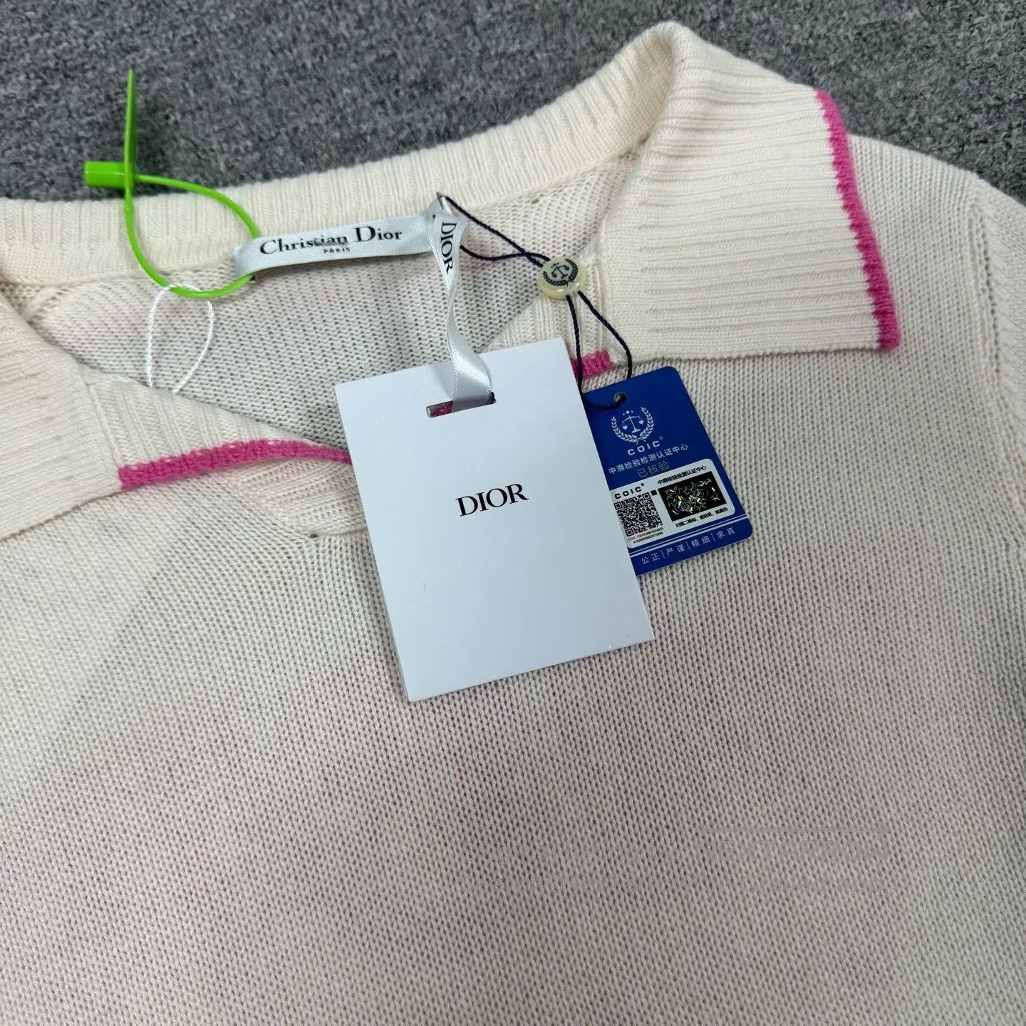 Dior Dior Large logo cashmere knit sweater| Size L / US 10 / IT 46 - 5 Thumbnail