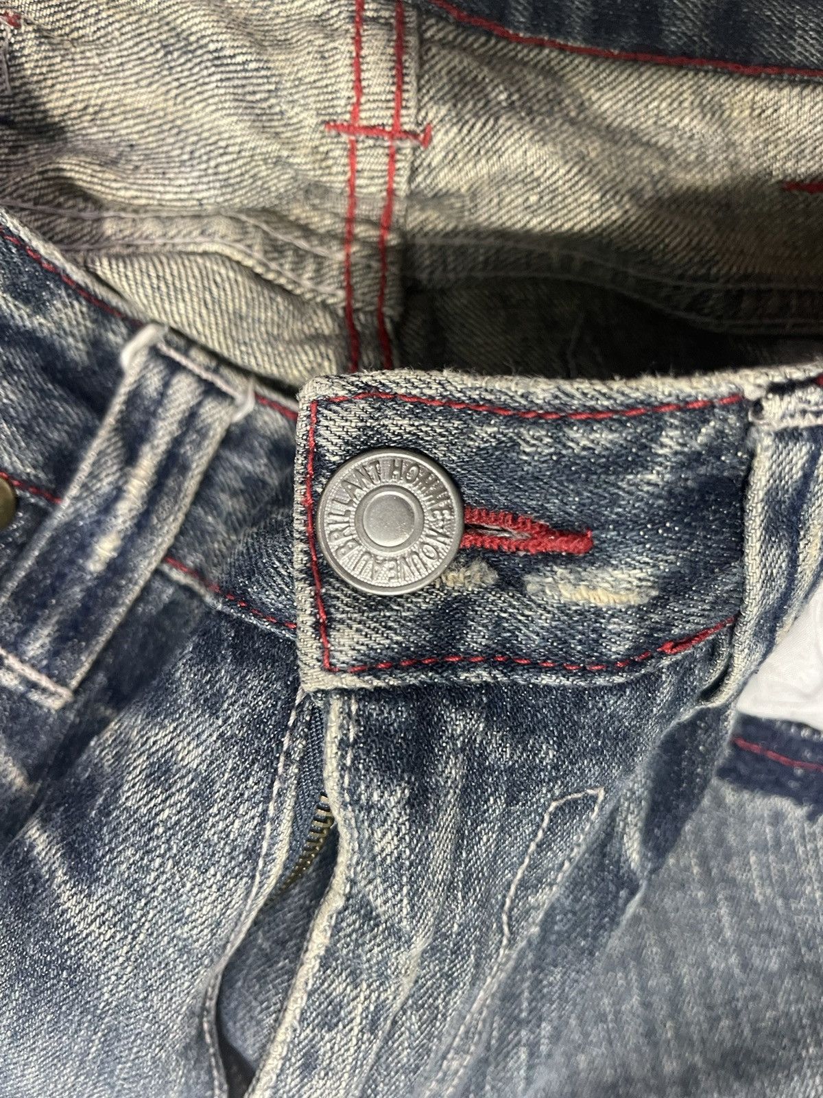 Punk and Yo × Vintage Nouveau Brillant Home Designer Jeans Size US 30 / EU 46 - 7 Thumbnail