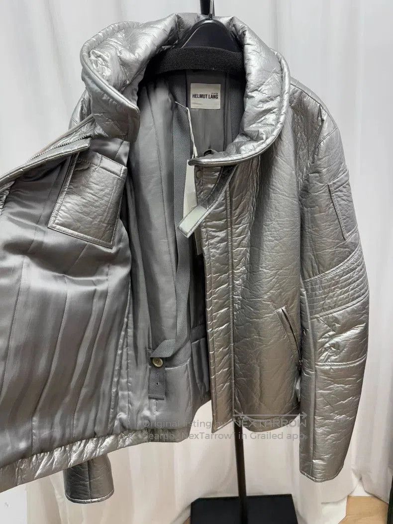 Helmut Lang Helmut Lang Silver Spacesuit Jacket 1999AW. Size US M / EU 48-50 / 2 - 7 Thumbnail