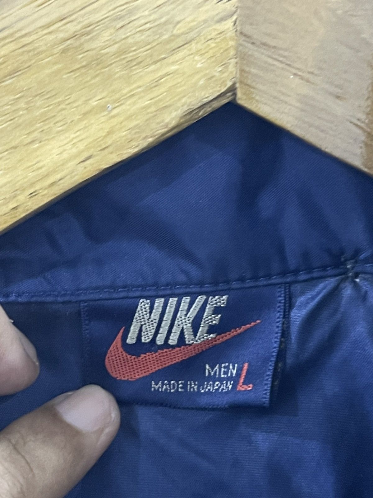 Nike × Vintage Vintage Nike 80s Japan Windbreaker Size US L / EU 52-54 / 3 - 5 Thumbnail