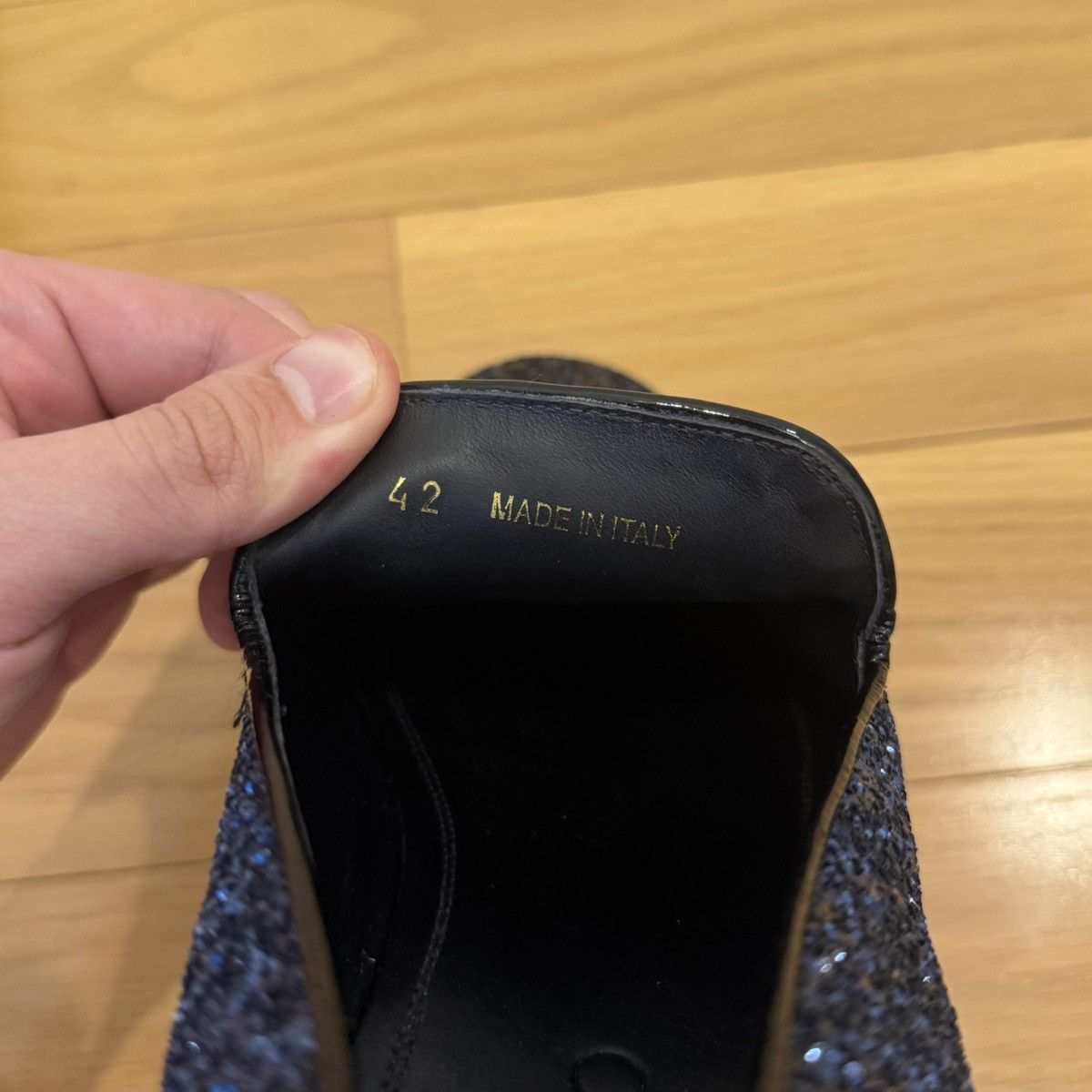Jimmy Choo Jimmy Choo Sloane Course Glitter Degrade Loafers US 9 Size US 9 / EU 42 - 14 Thumbnail