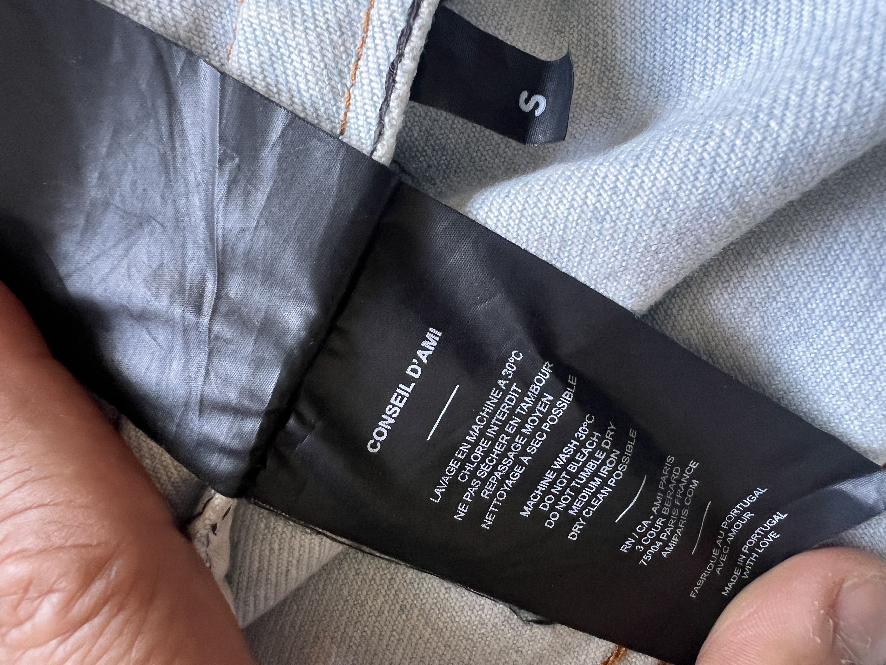 AMI Ami Alexandre Mattiussi Light Blue Denim Jacket Size US S / EU 44-46 / 1 - 7 Thumbnail