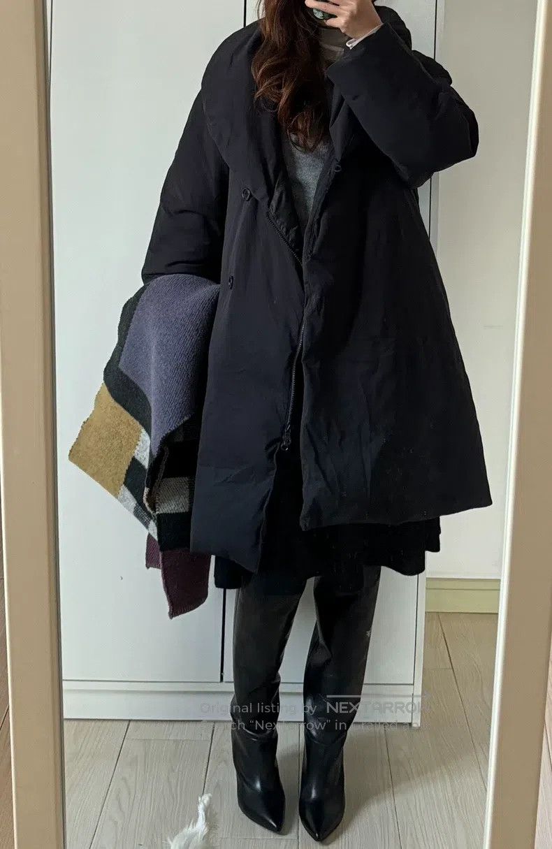 Issey Miyake Issey Miyake Black Down Jacket Size L / US 10 / IT 46 - 1 Thumbnail