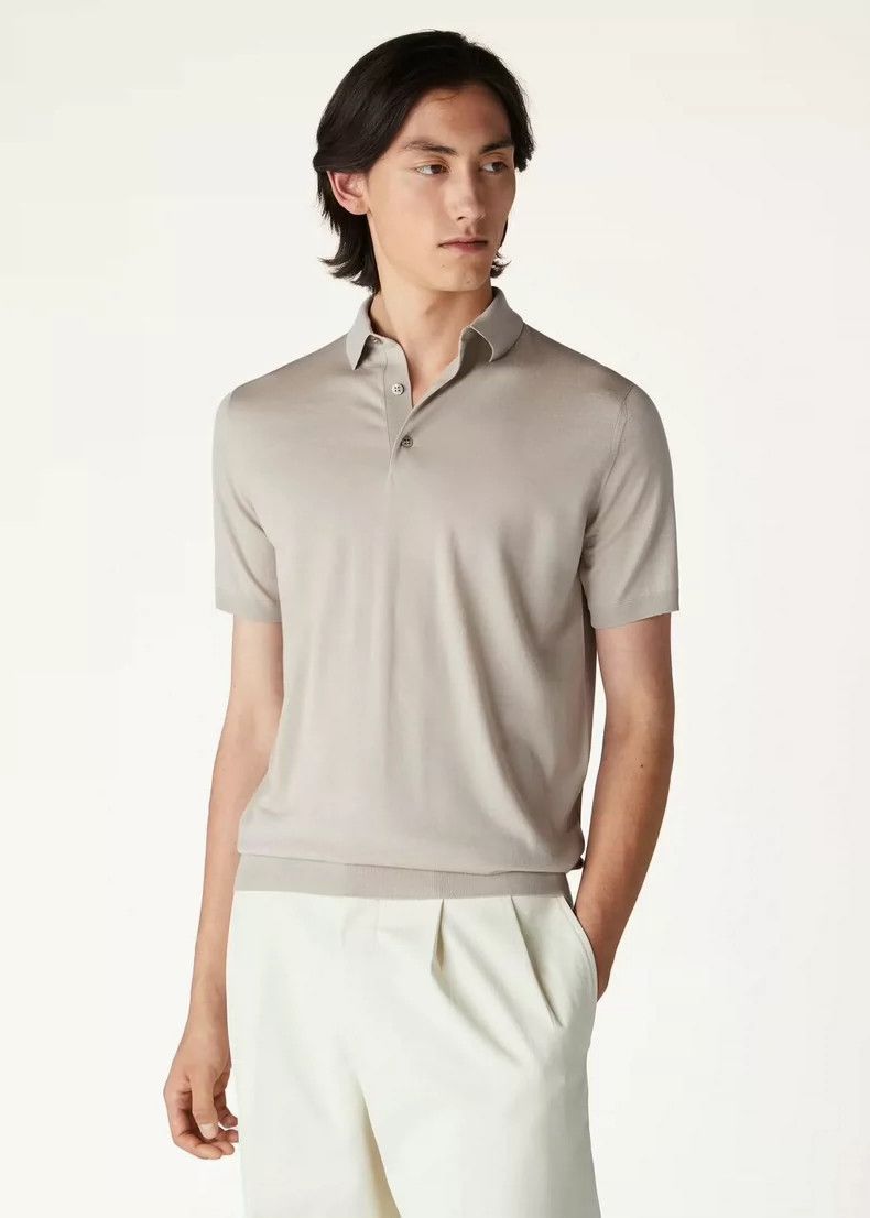 Loro Piana LORO PIANA Knitted polo shirt Size US M / EU 48-50 / 2 - 2 Thumbnail