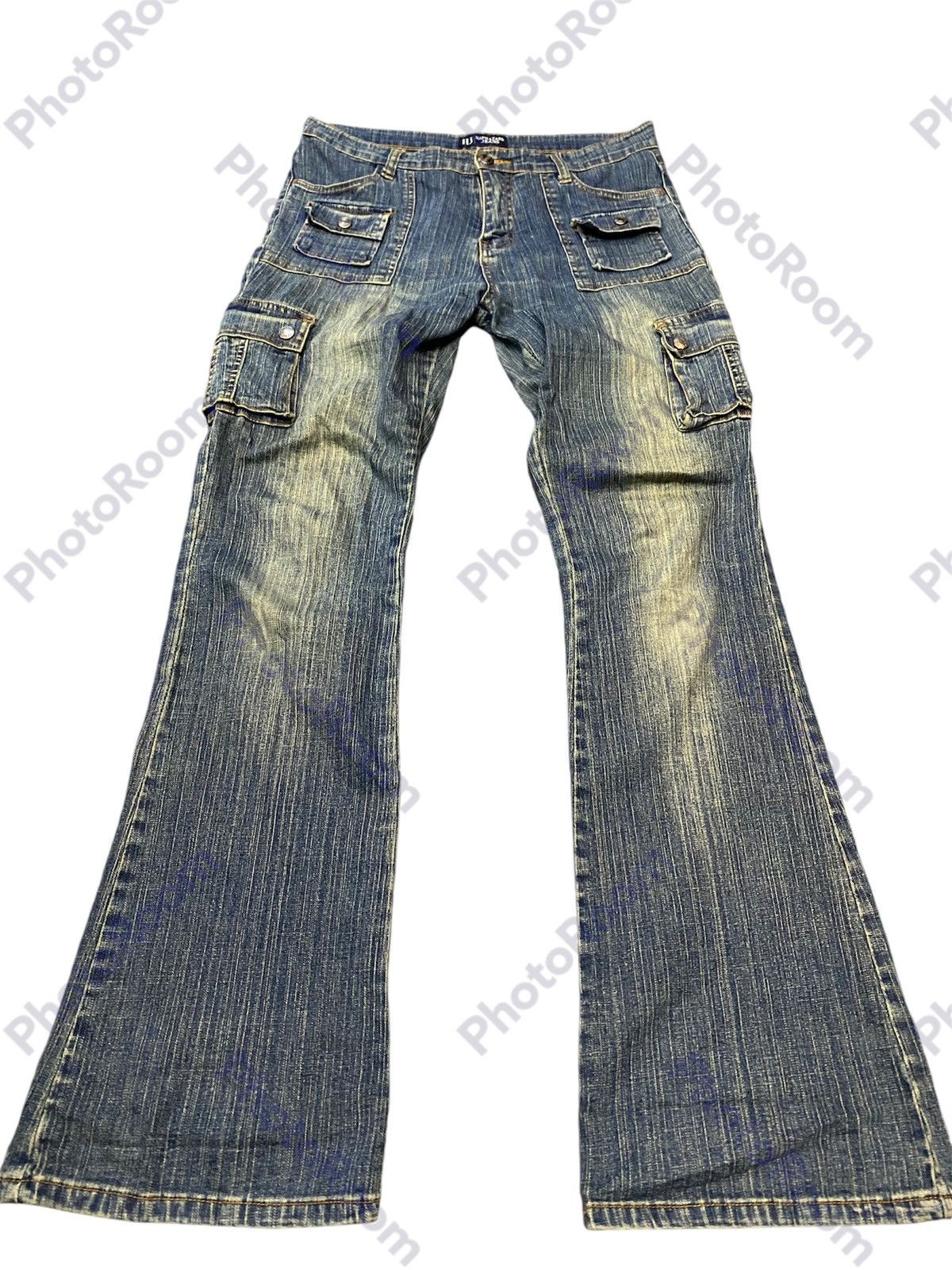 Other Flare jeans Hj brand multi pocket boot Cut Size US 31 - 1 Thumbnail