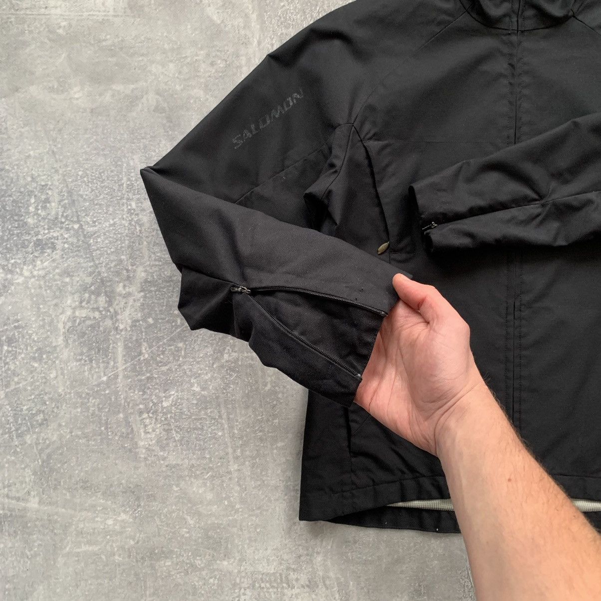 Salomon 2000’s Salomon Tactical SoftShell Black Jacket Size S / US 4 / IT 40 - 7 Thumbnail