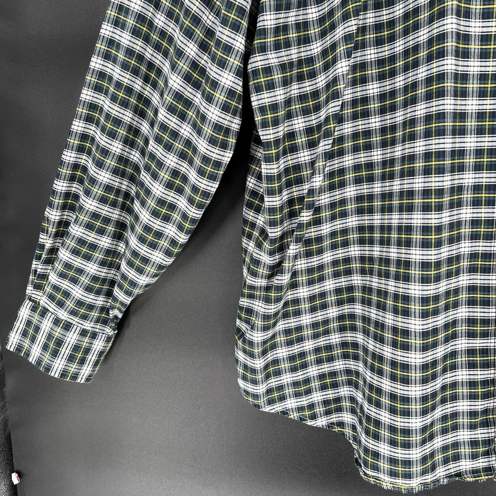 Polo Ralph Lauren VINTAGE Polo Ralph Lauren Logo Shirt Big Size 2XB Men's Cotton Long Sleeve Plaid Green Size US XXL / EU 58 / 5 - 7 Thumbnail