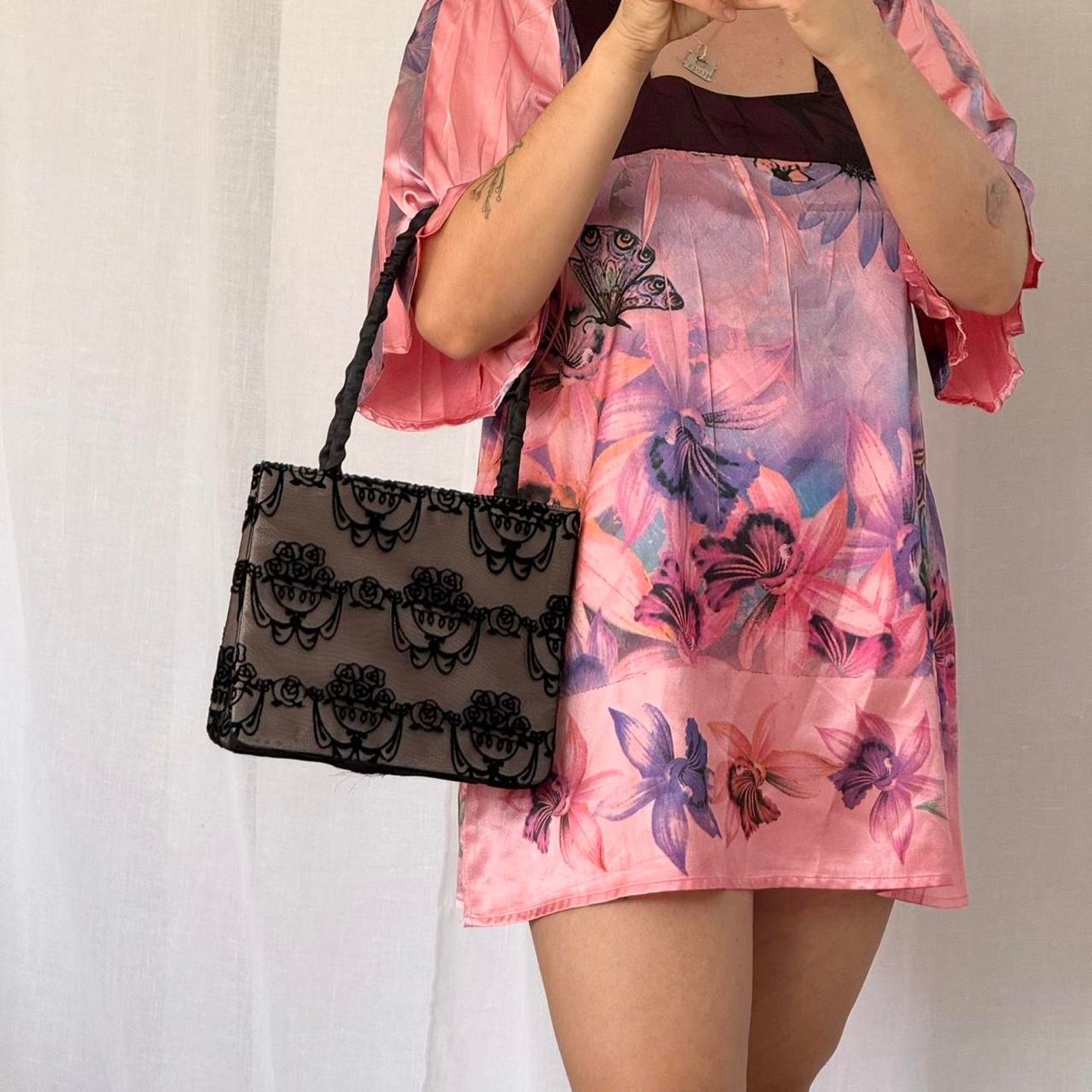 Other ✿ sheer lace mini shoulder bag ✿ Size ONE SIZE - 3 Thumbnail