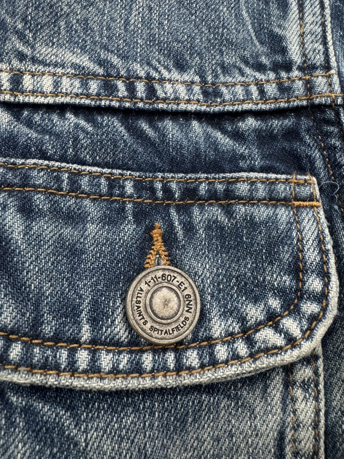 Allsaints Light blue allsaints slim denim jacket Size US XS / EU 42 / 0 - 4 Thumbnail