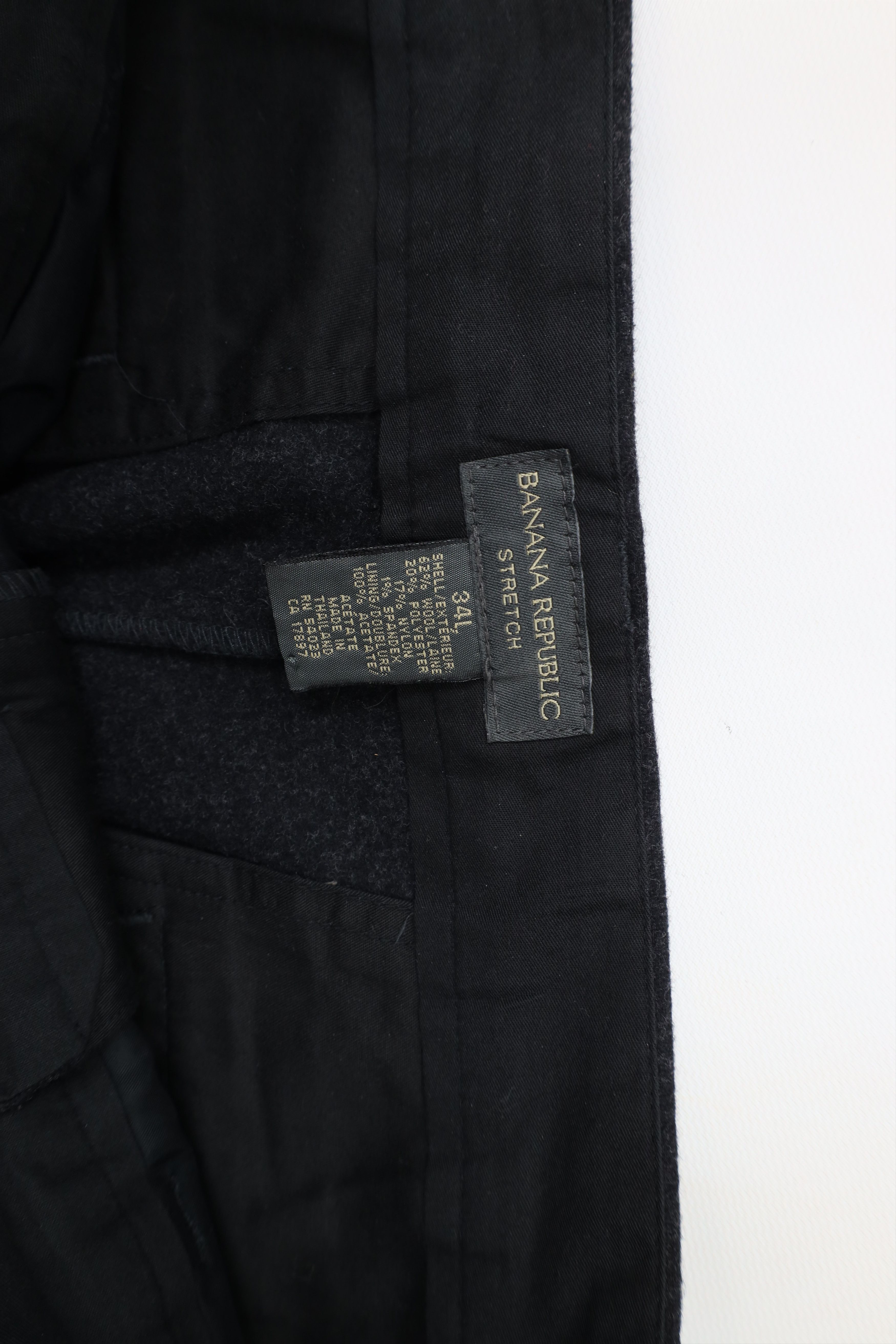 Banana Republic × Vintage Vintage Y2K 2000 Banana Republic Wide Leg Chino Pants Gray Size US 34 / EU 50 - 6 Thumbnail