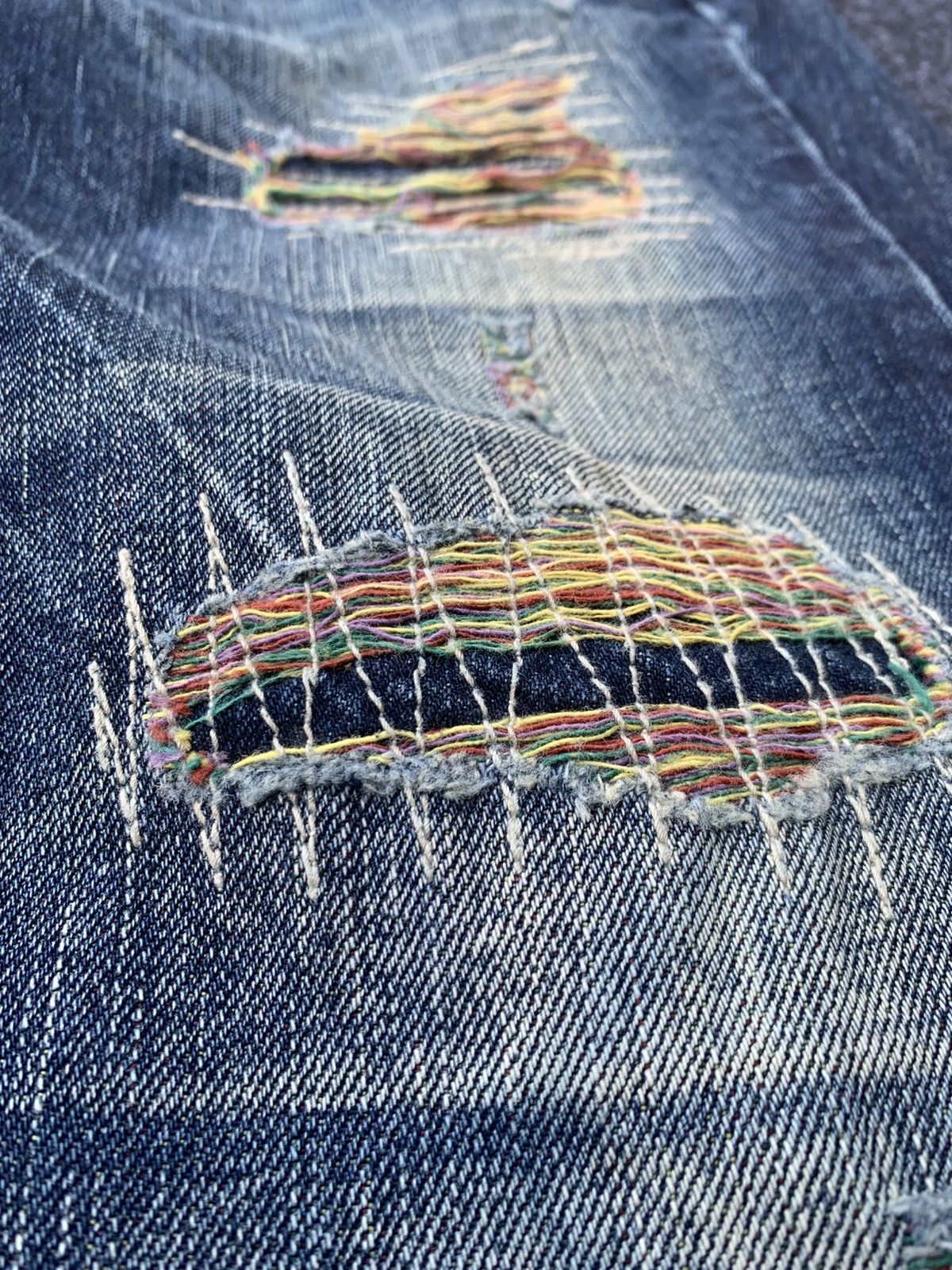 14th Addiction DISTRESSED CLOUD 72 JEANS Size US 36 / EU 52 - 3 Thumbnail