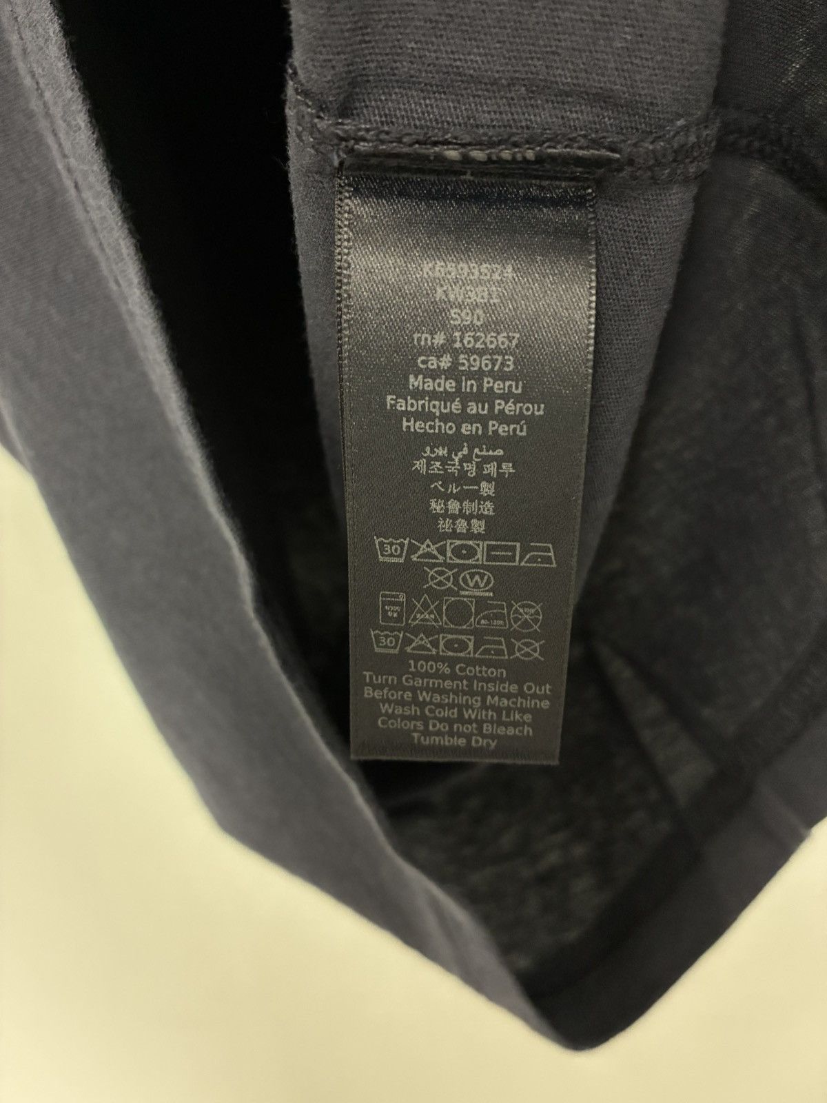 John Varvatos Navy Blue V Neck Tee Size Small Size US S / EU 44-46 / 1 - 7 Thumbnail