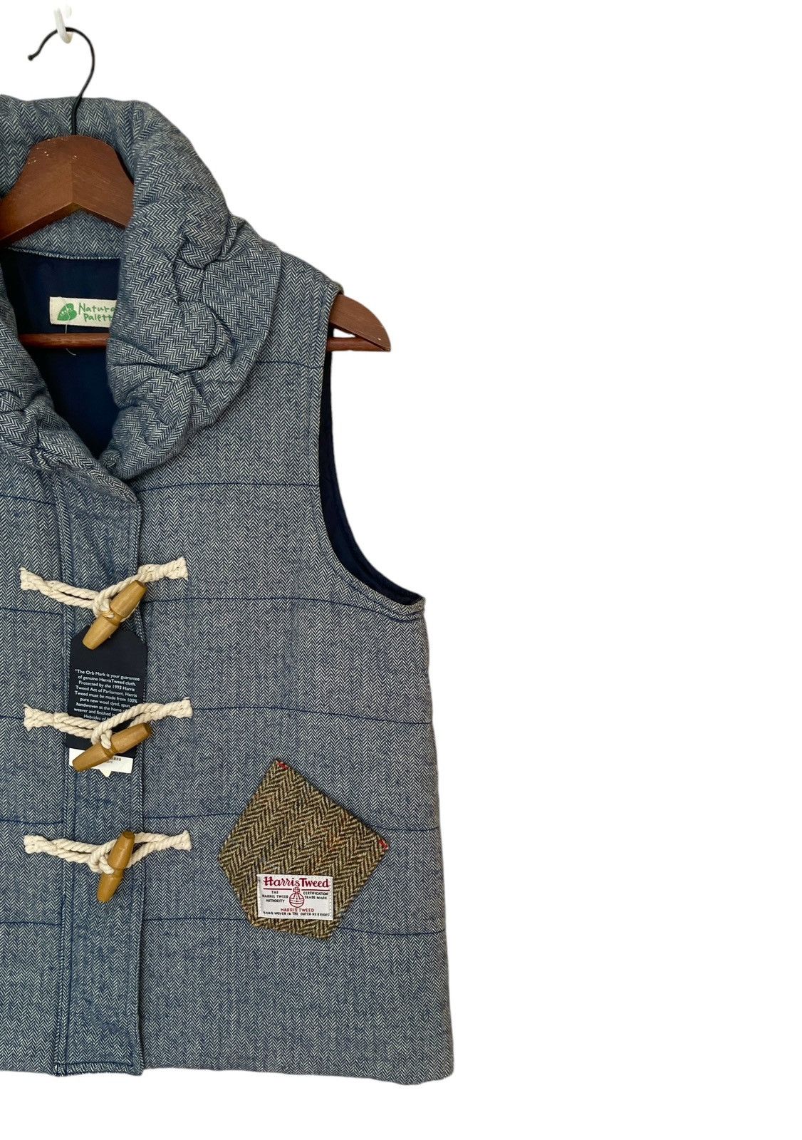 Harris Tweed Vintage Harris Tweed Natural Palette Puffer Vest 2000s Size US L / EU 52-54 / 3 - 6 Thumbnail