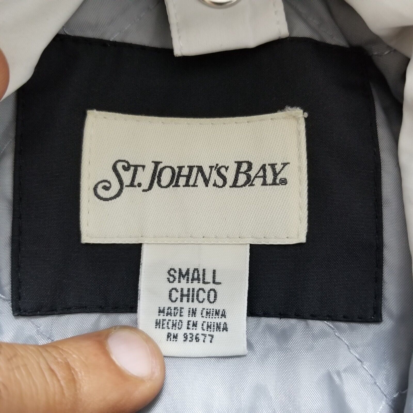St. Johns Bay St Johns Bay Womens Jacket Small Pockets Full Zip Hooded Size S / US 4 / IT 40 - 6 Thumbnail